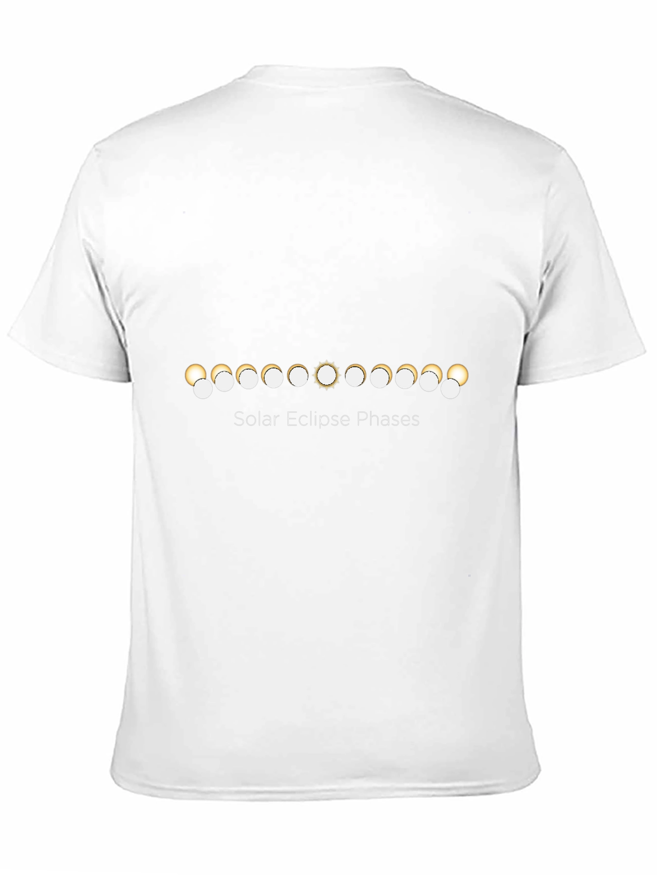 Solar Eclipse Phases Graphic Tee