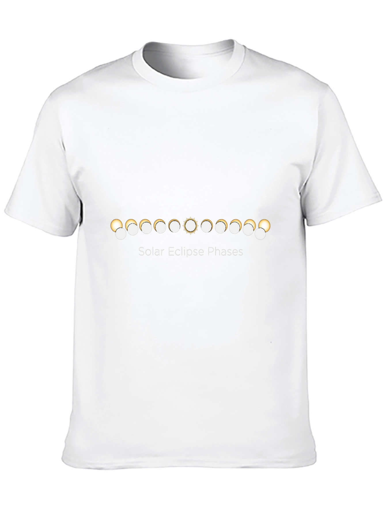 Solar Eclipse Phases Graphic Tee