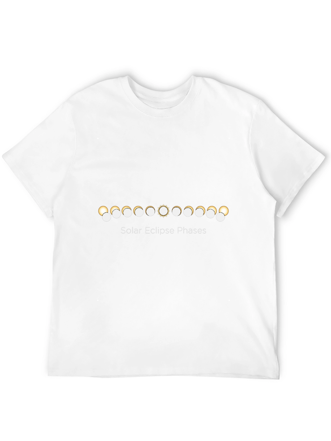 Solar Eclipse Phases Graphic Tee