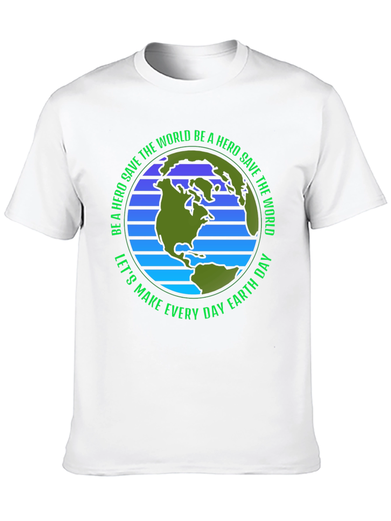 Earth Day Save The World Hero T-Shirt
