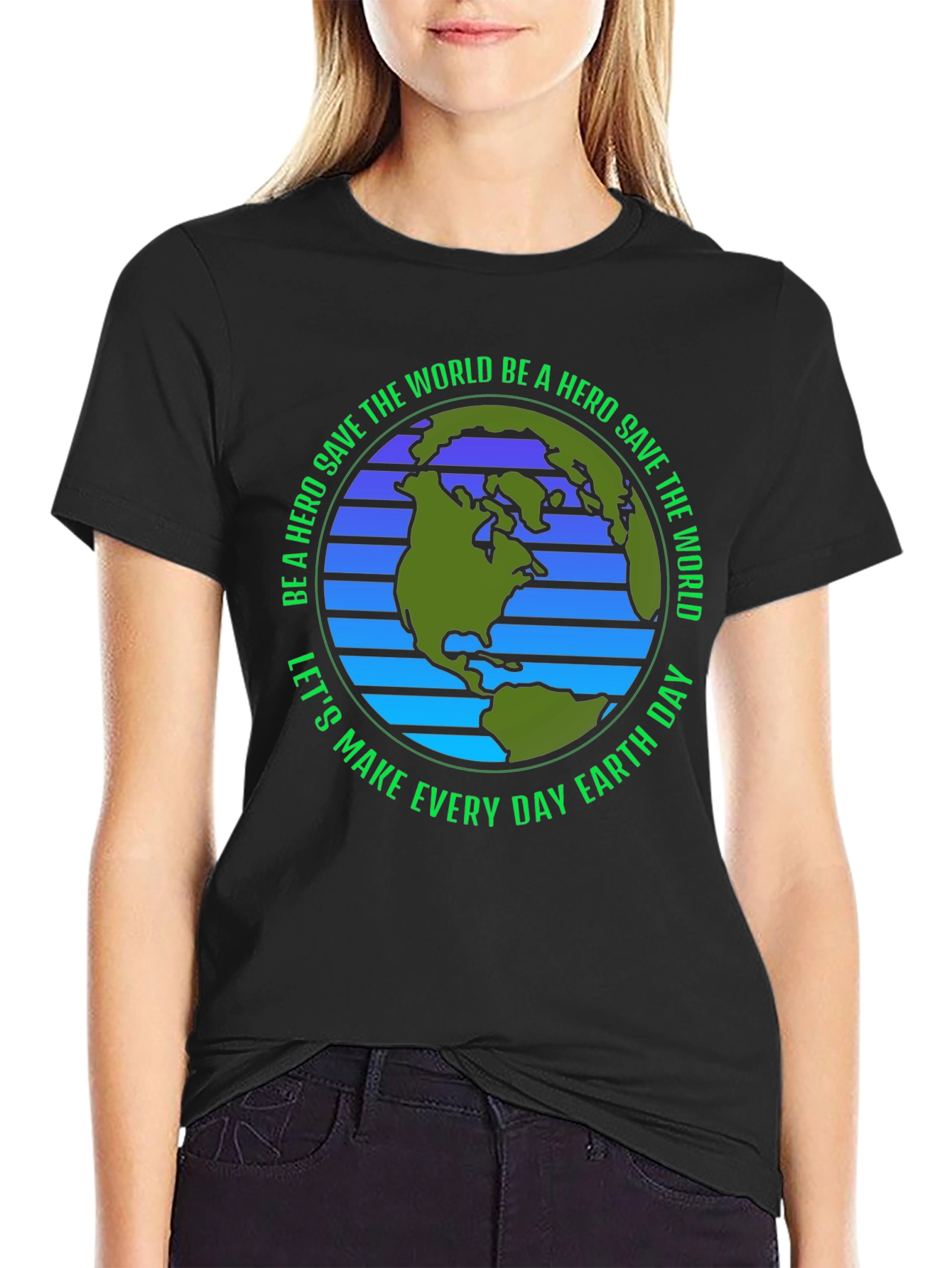Earth Day Save The World Hero T-Shirt