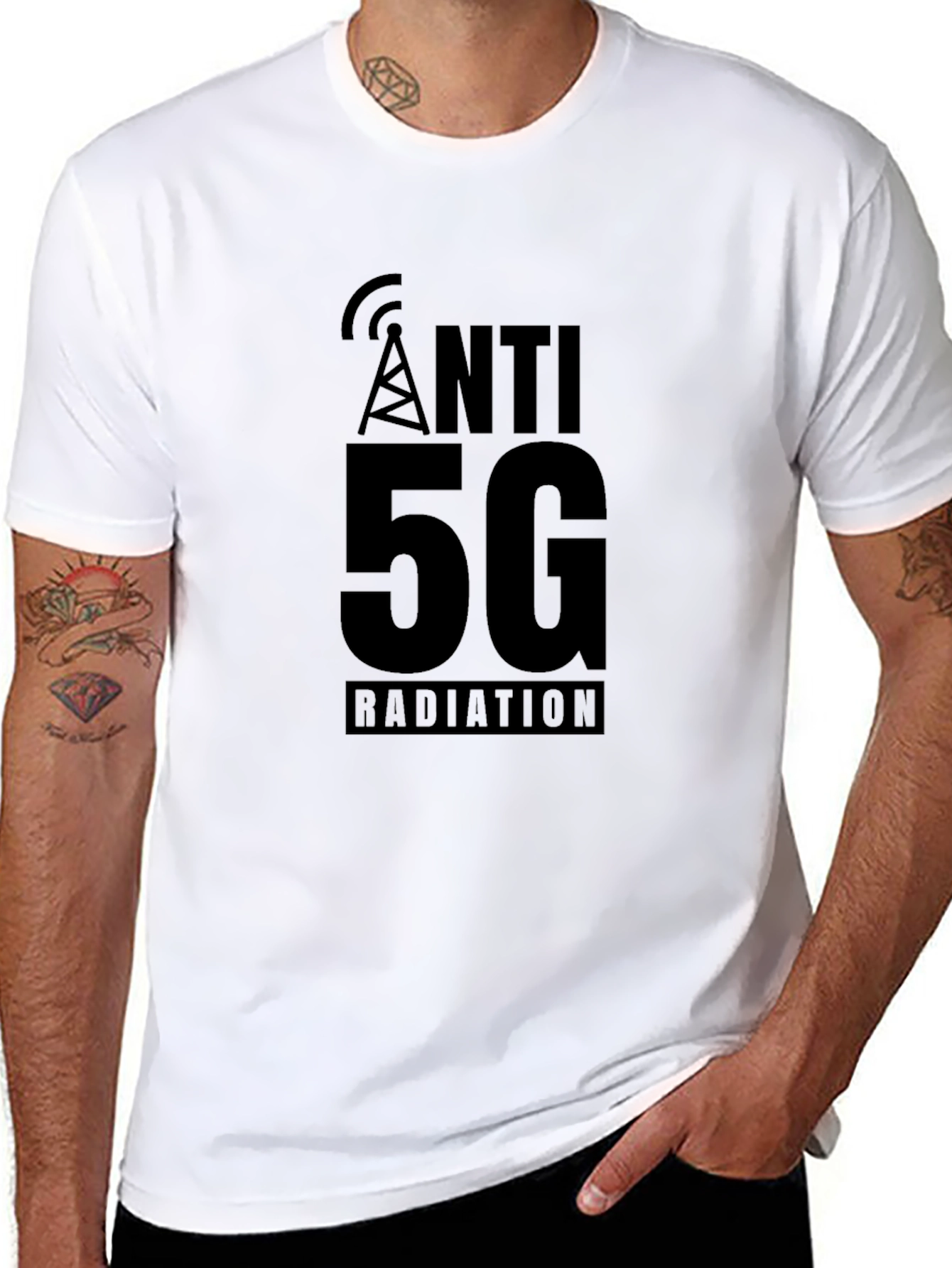 Anti 5G Radiation T-Shirt - Black