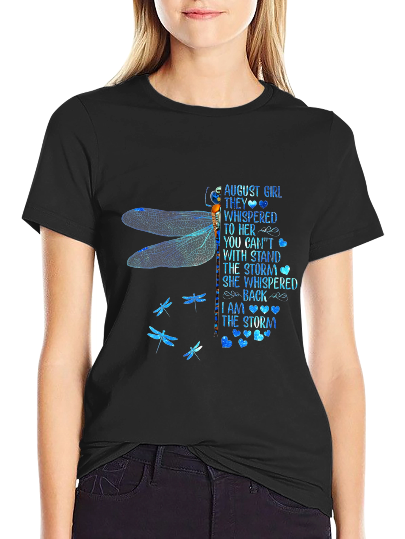 August Girl Dragonfly Graphic T-Shirt