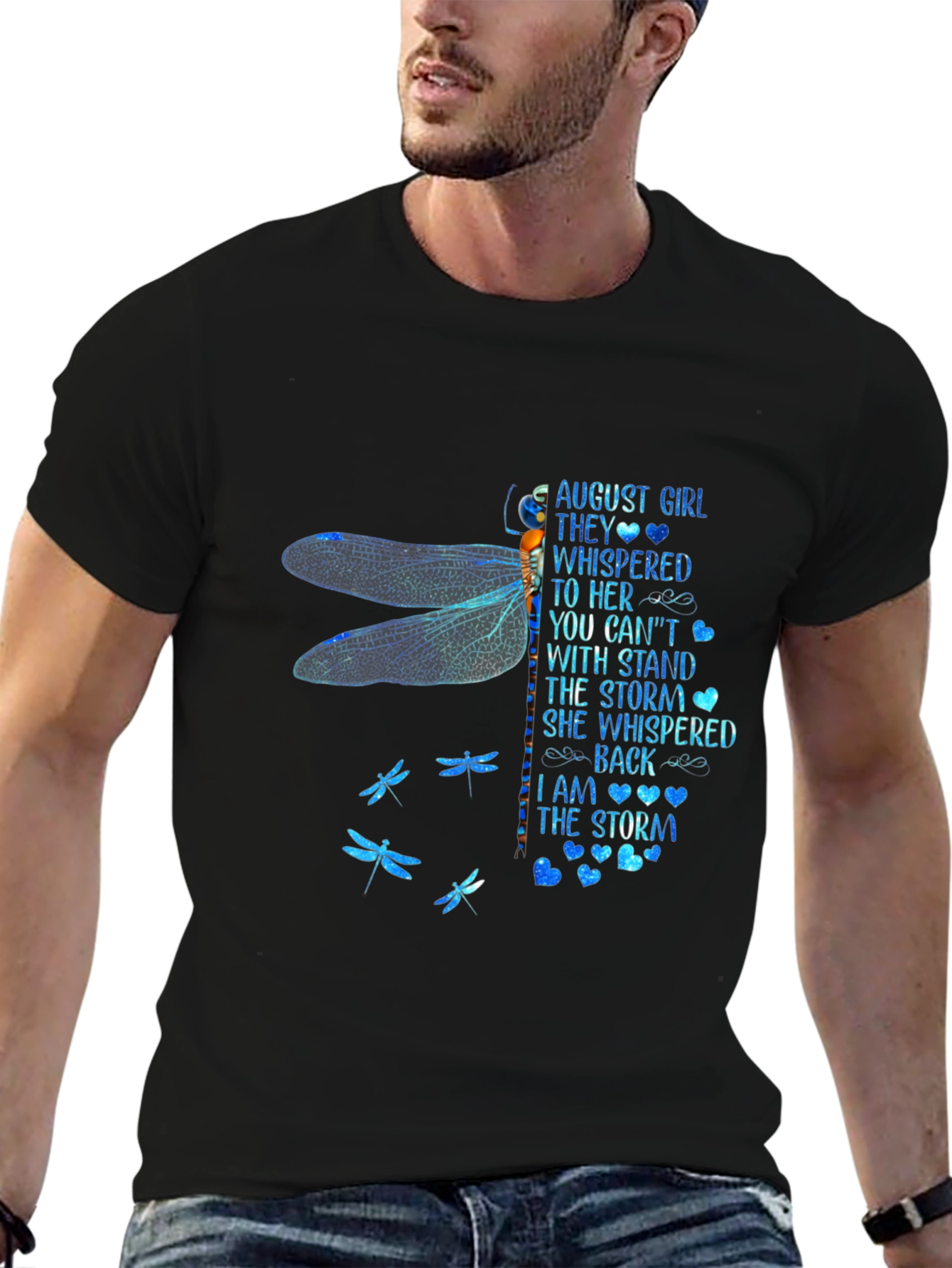 August Girl Dragonfly Graphic T-Shirt