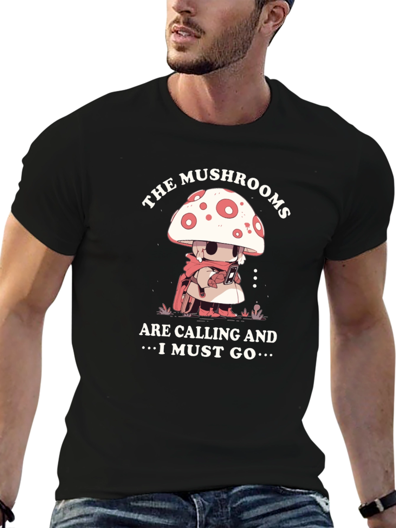 Mushroom Calling T-Shirt - Funny Graphic Tee