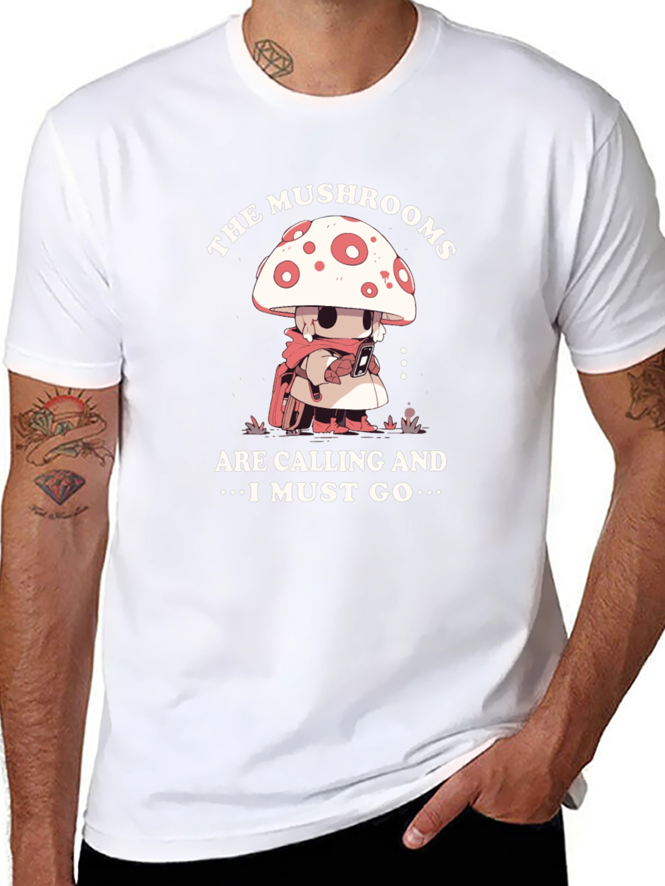 Mushroom Calling T-Shirt - Funny Graphic Tee
