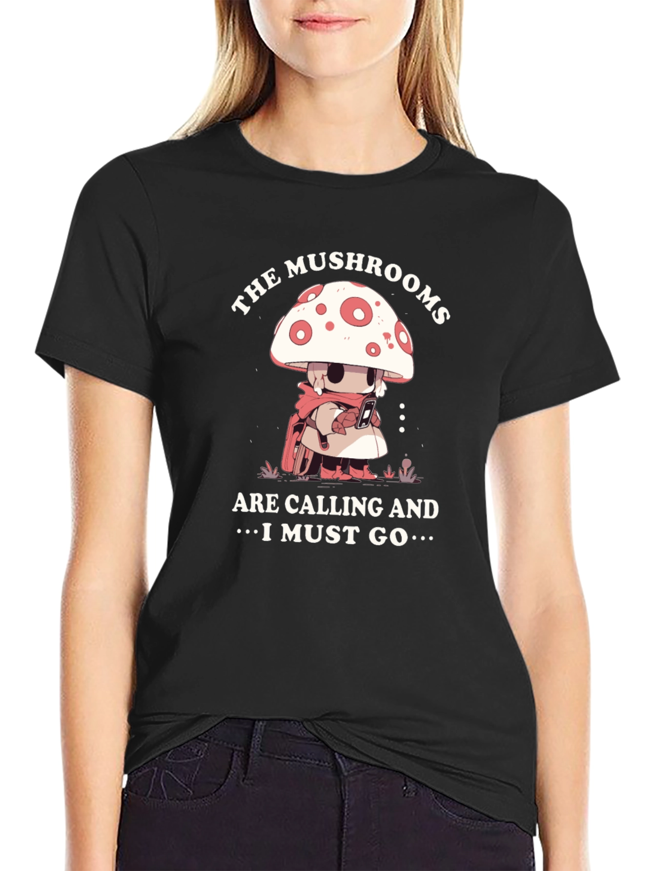 Mushroom Calling T-Shirt - Funny Graphic Tee