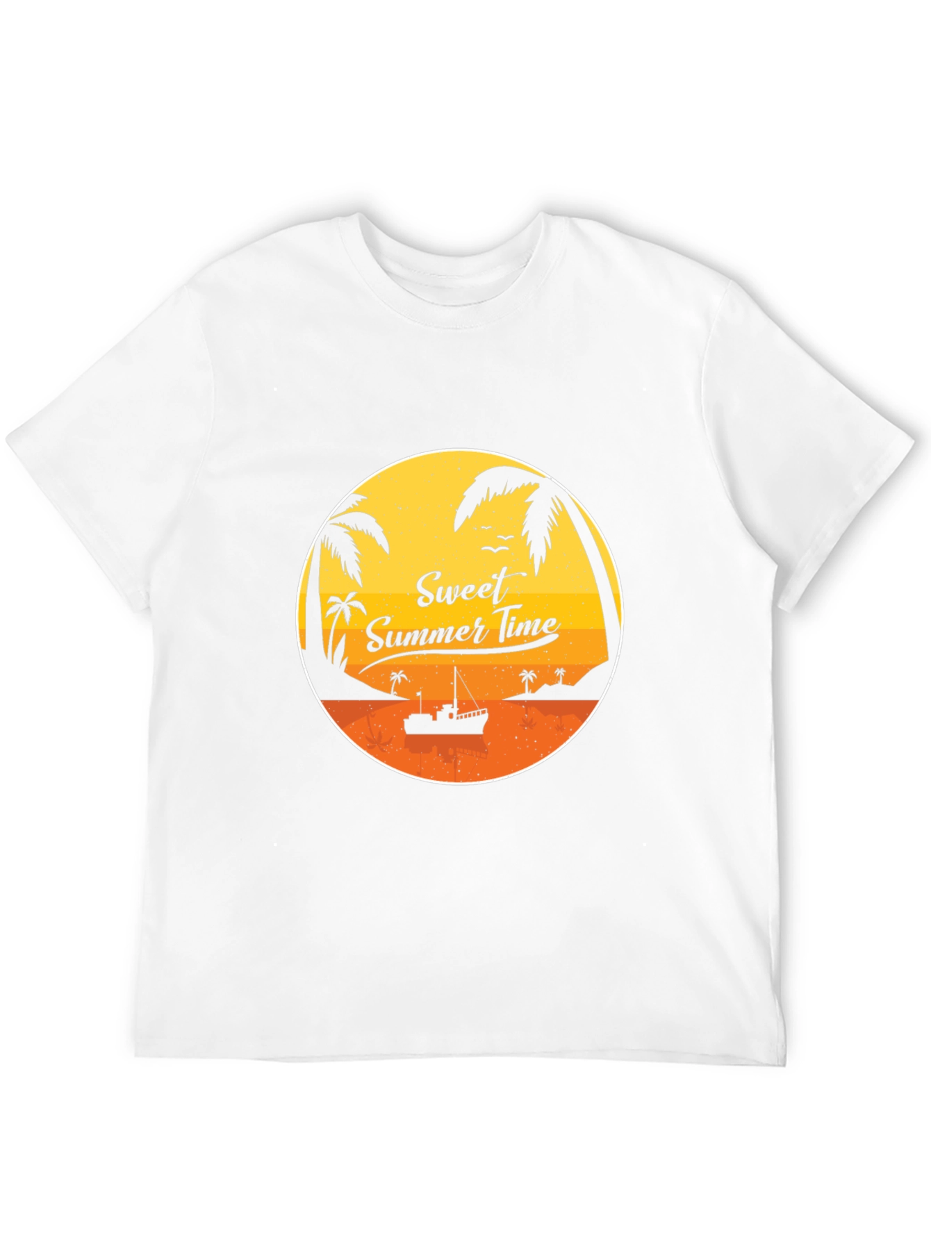 Sweet Summer Time Black Graphic Tee