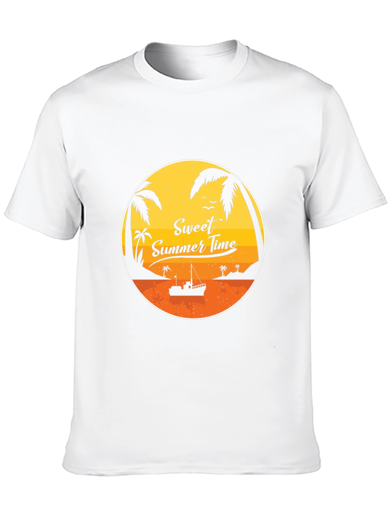 Sweet Summer Time Black Graphic Tee