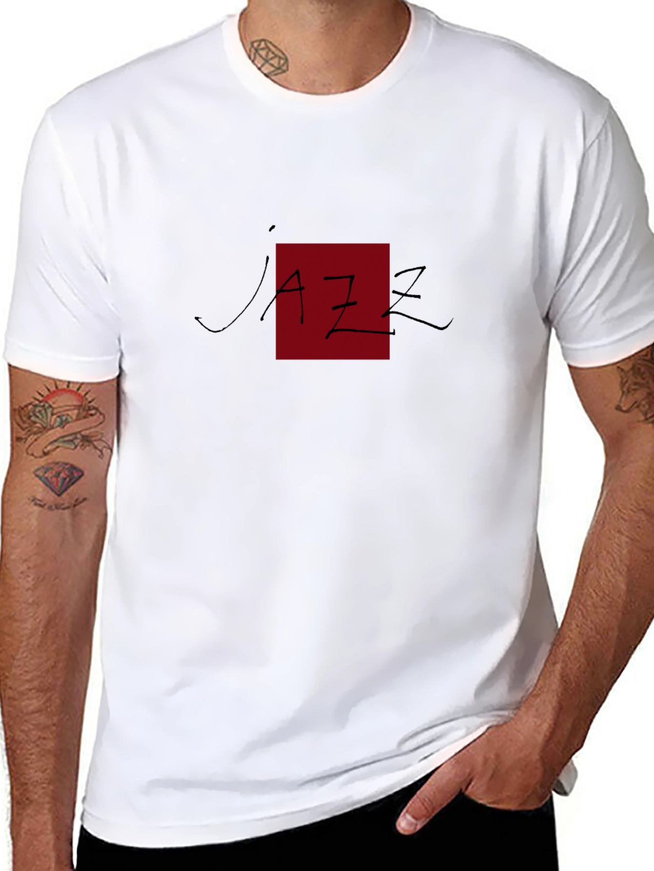 Black Jazz Graphic Tee - Stylish & Unique Design