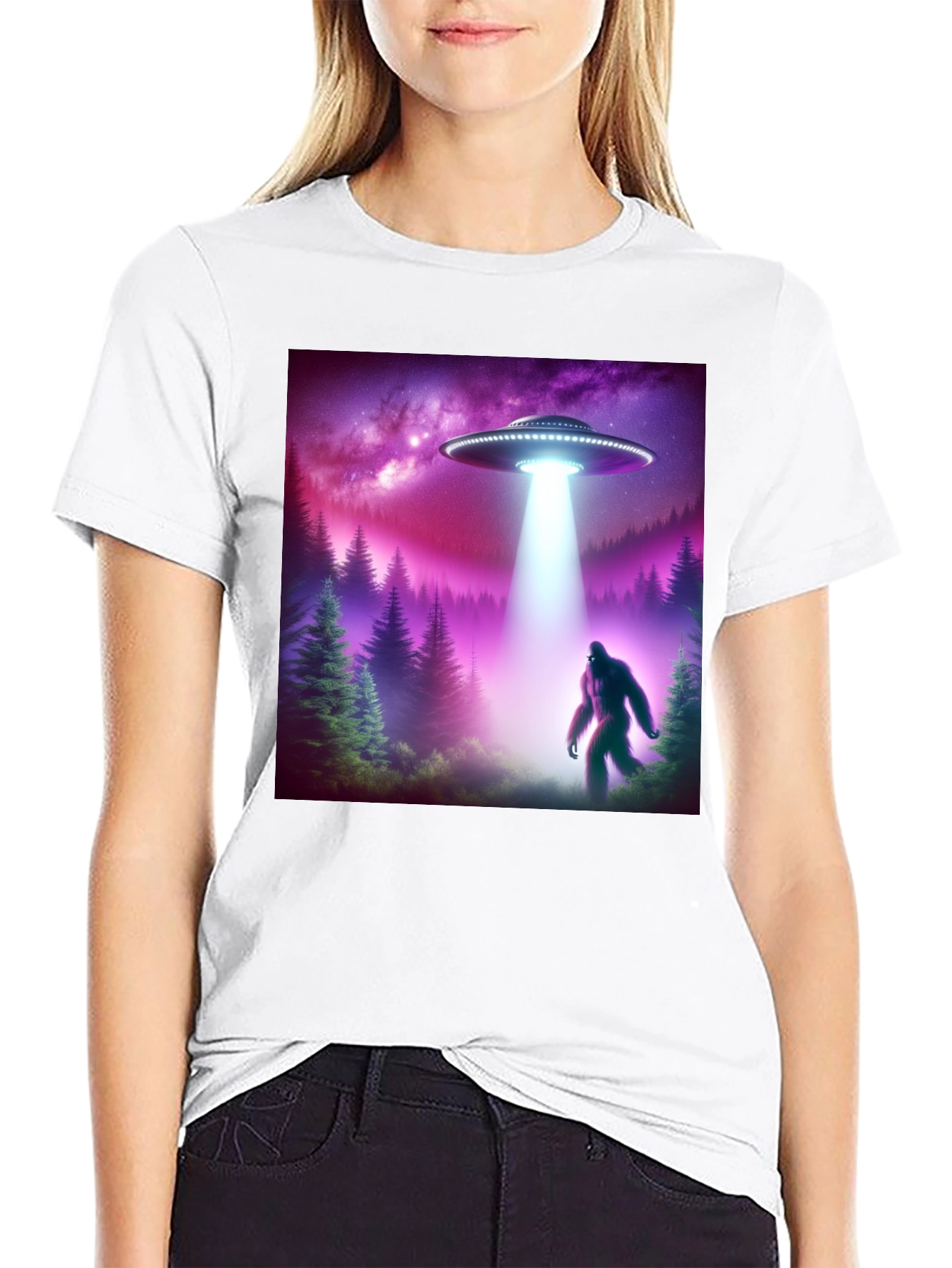 UFO & Bigfoot Encounter T-Shirt