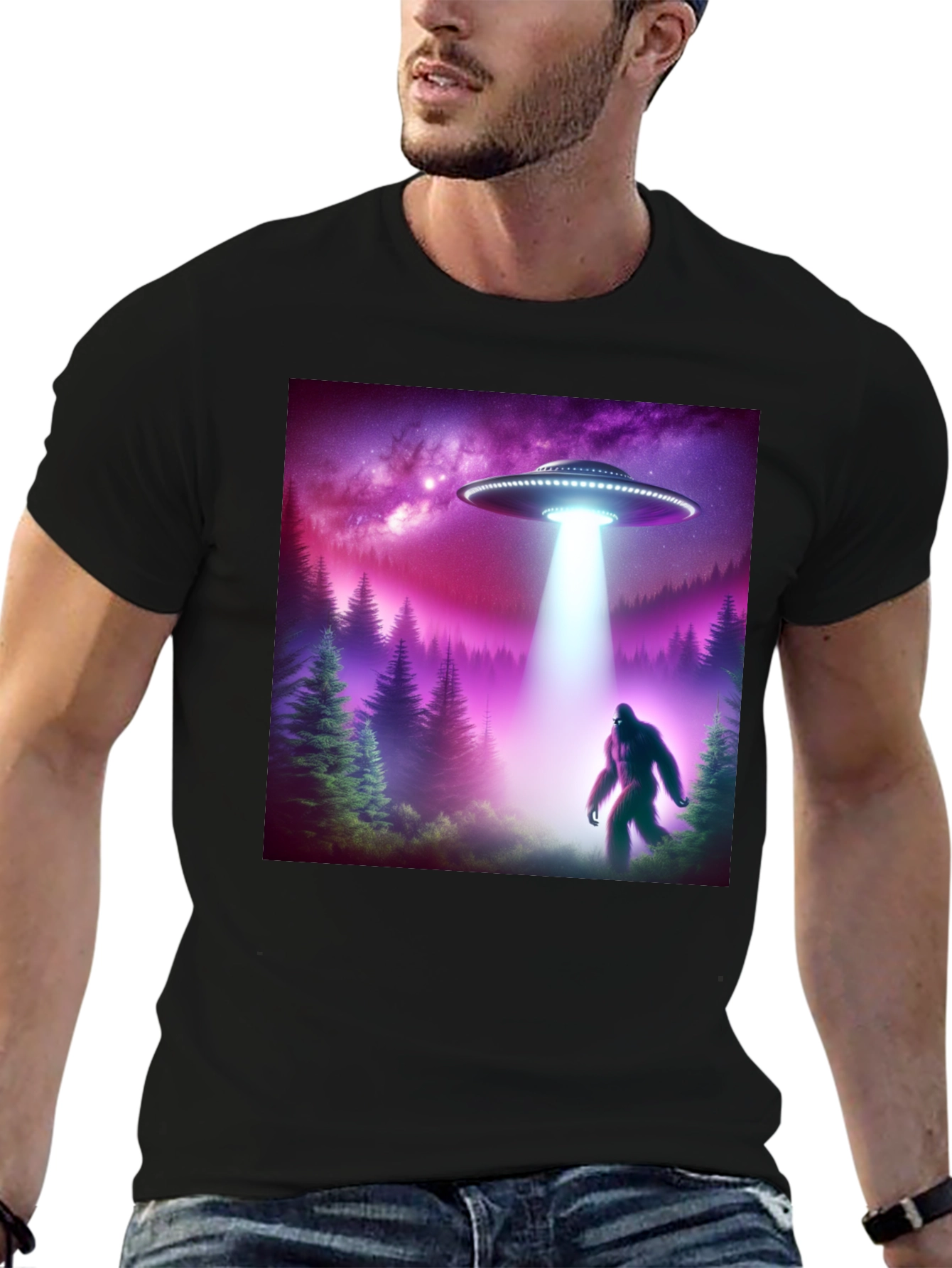 UFO & Bigfoot Encounter T-Shirt