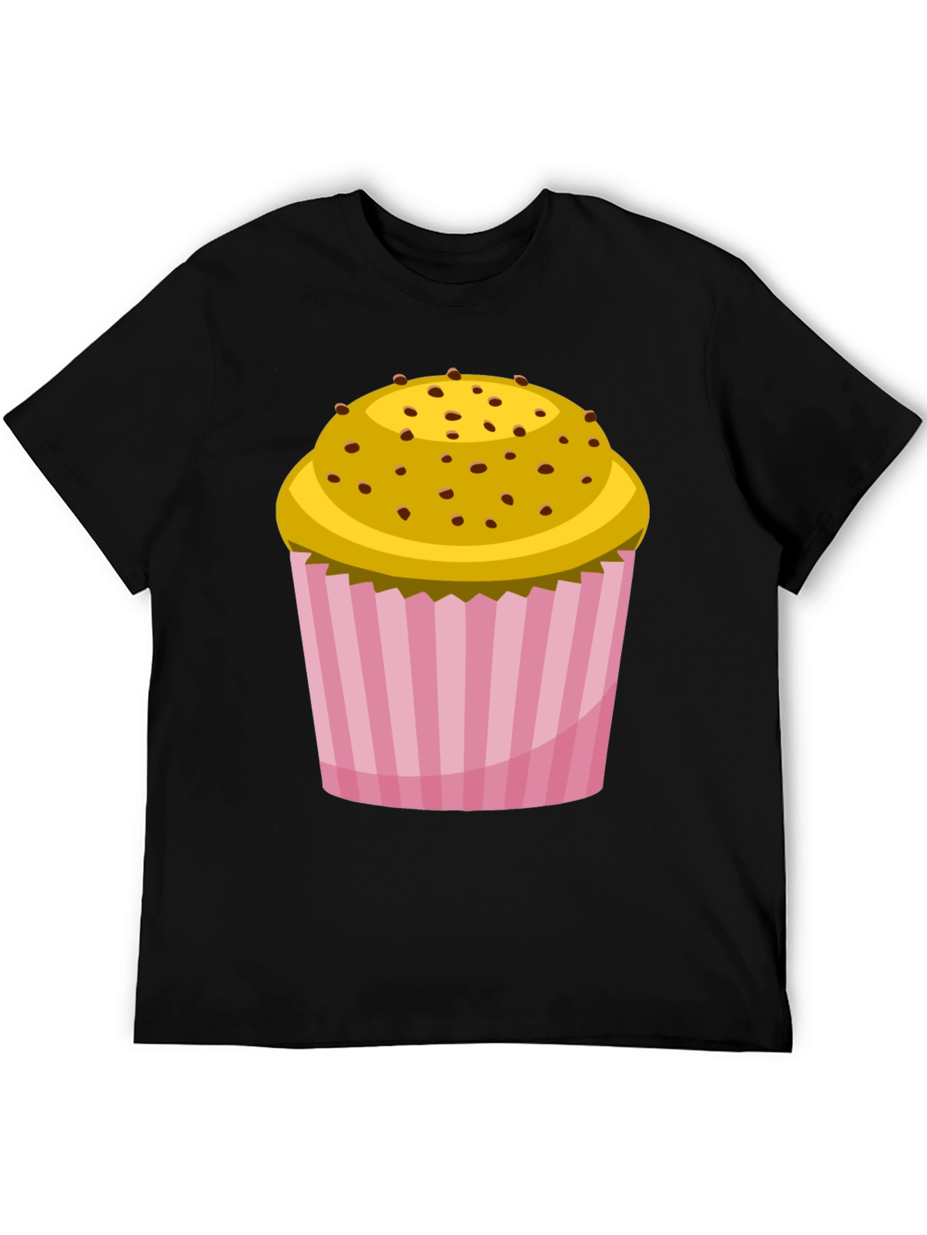 Cupcake Graphic Black T-Shirt