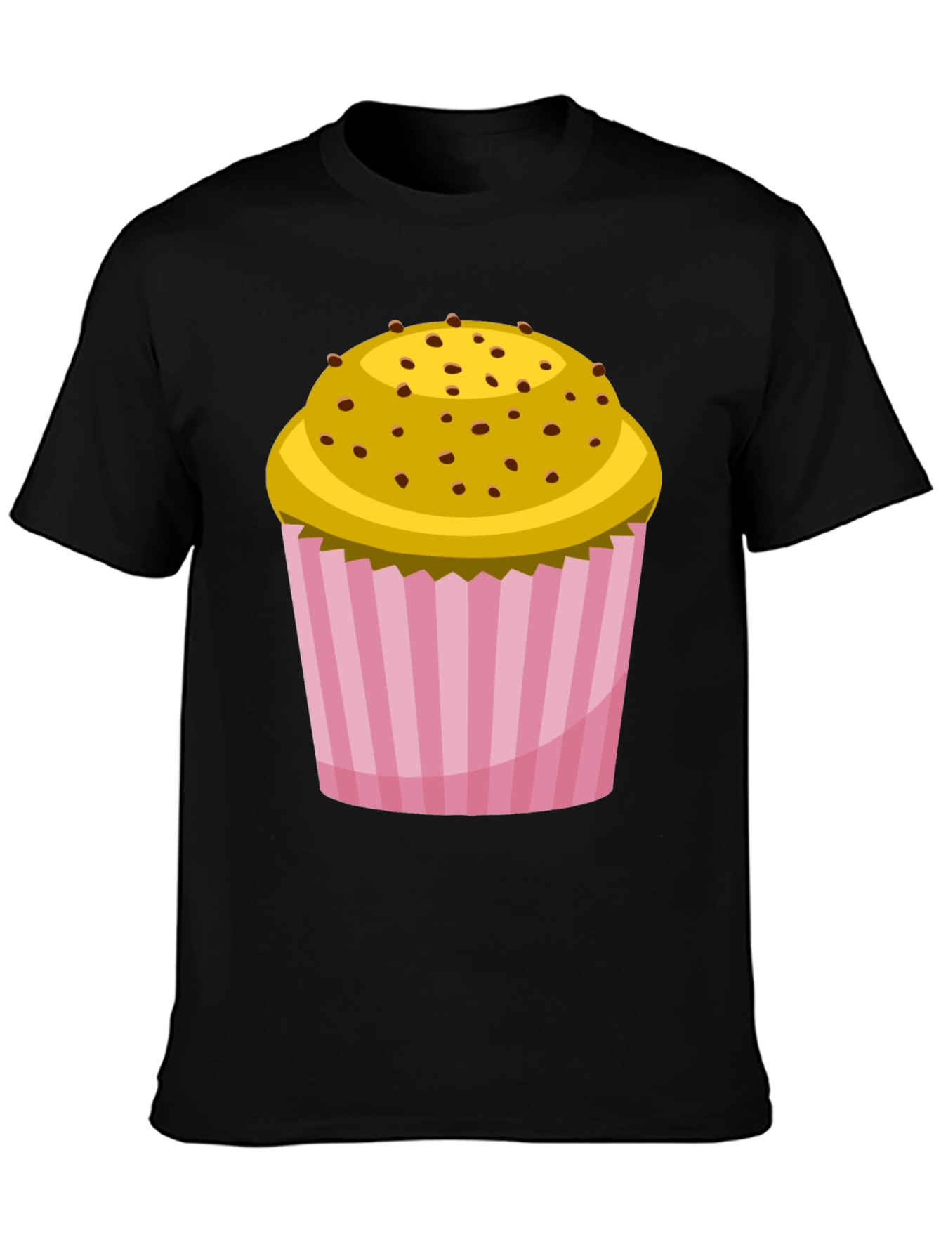 Cupcake Graphic Black T-Shirt