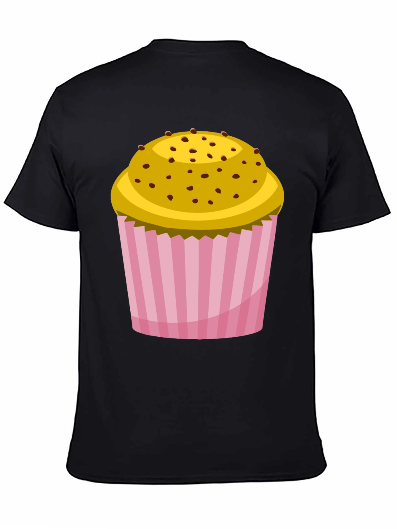 Cupcake Graphic Black T-Shirt