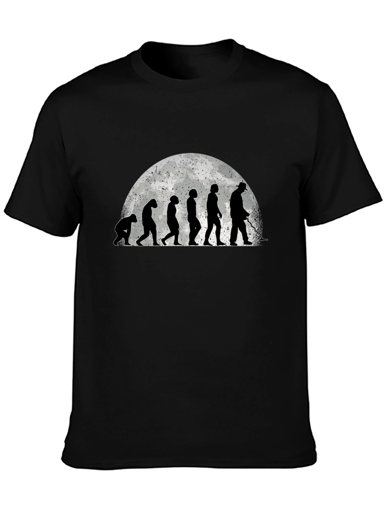 Evolution of Man Metal Detecting T-Shirt