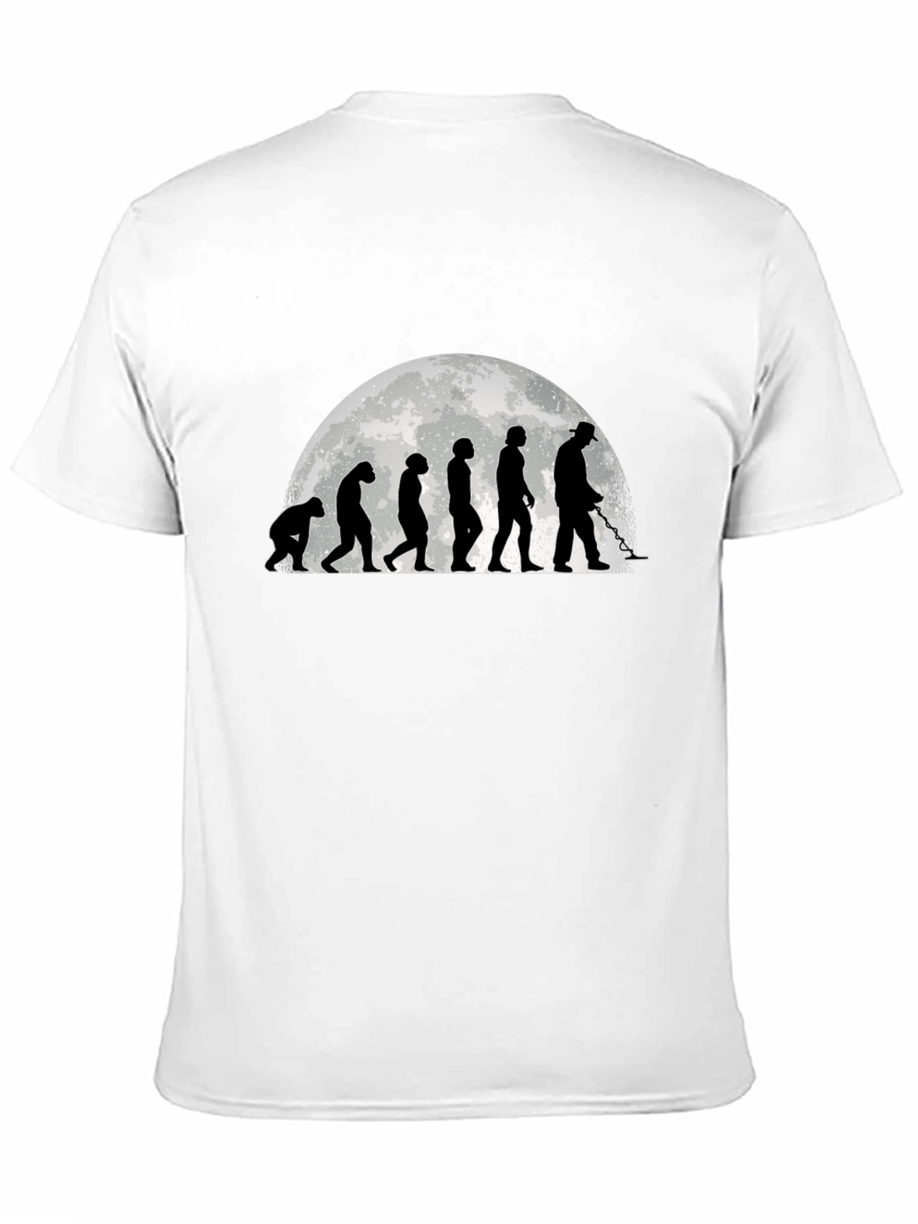 Evolution of Man Metal Detecting T-Shirt