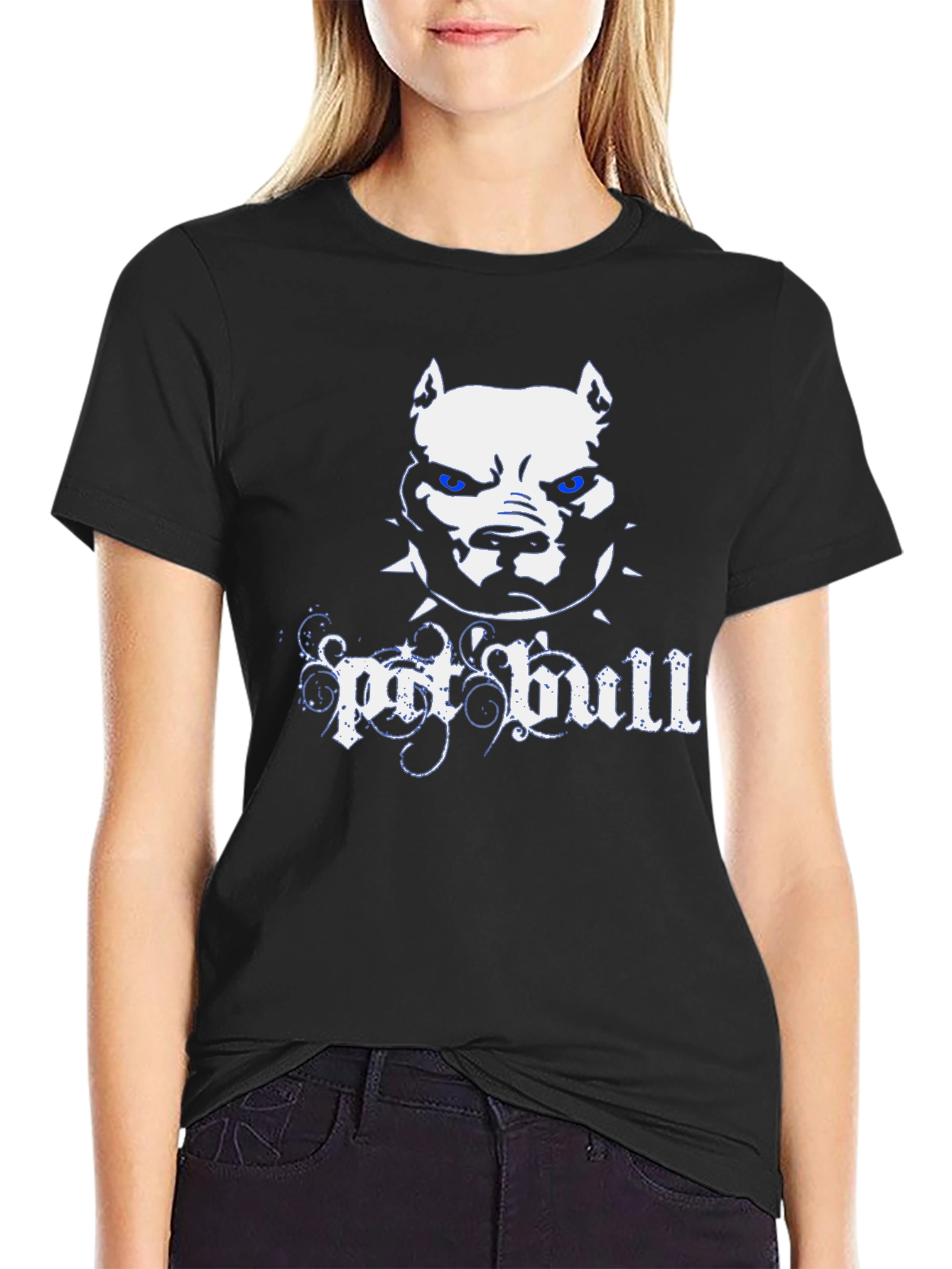 Spot Bull Graphic T-Shirt - Black