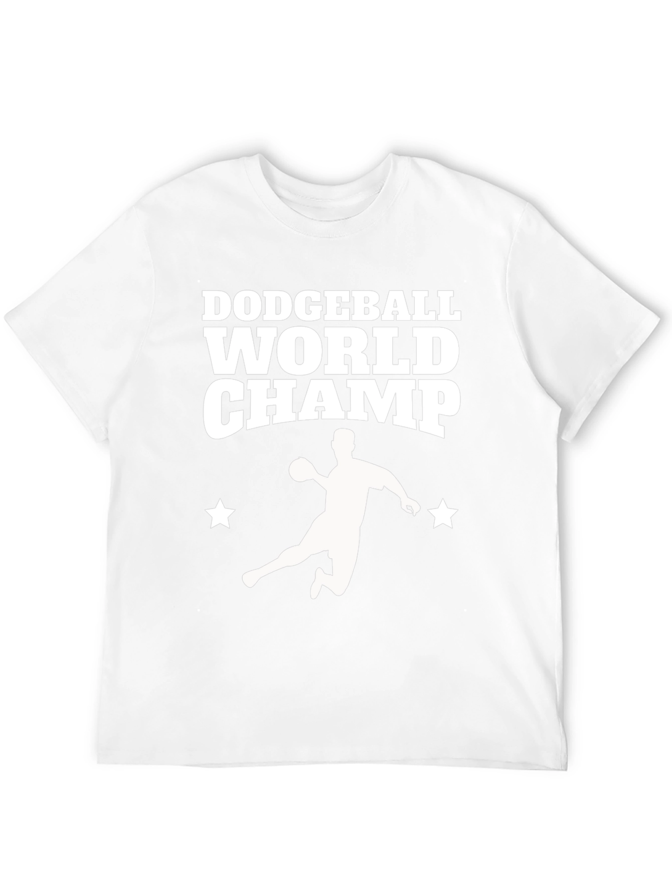 Dodgeball World Champ T-Shirt - Black Cotton Tee