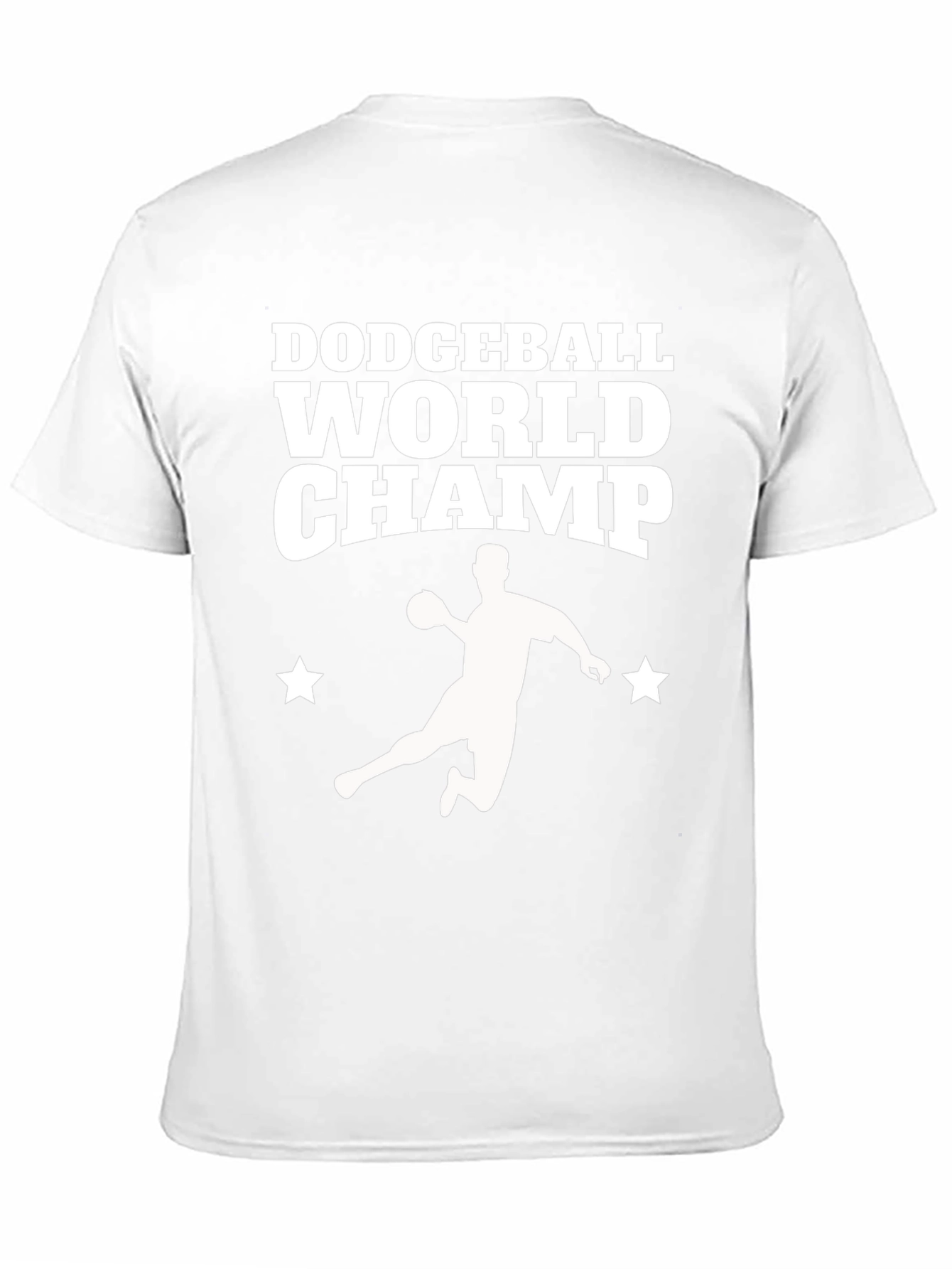 Dodgeball World Champ T-Shirt - Black Cotton Tee