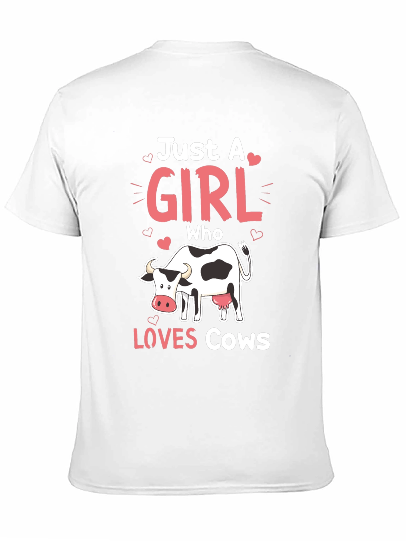 Just a Girl Who Loves Cows T-Shirt