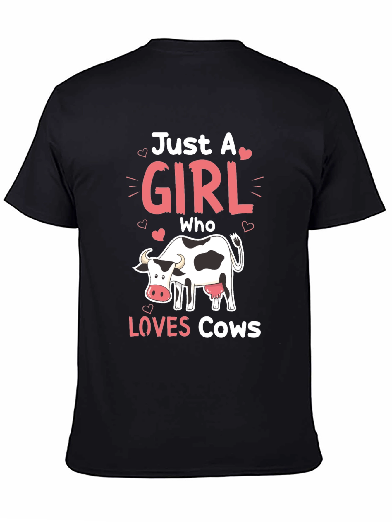 Just a Girl Who Loves Cows T-Shirt