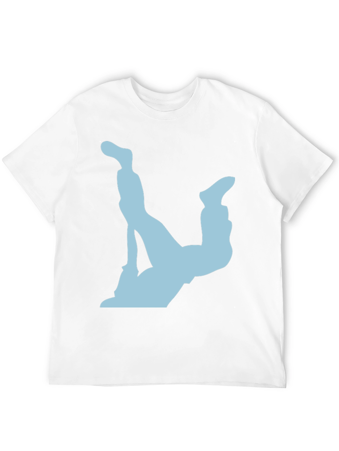 Upside Down Diver Graphic Tee - Black