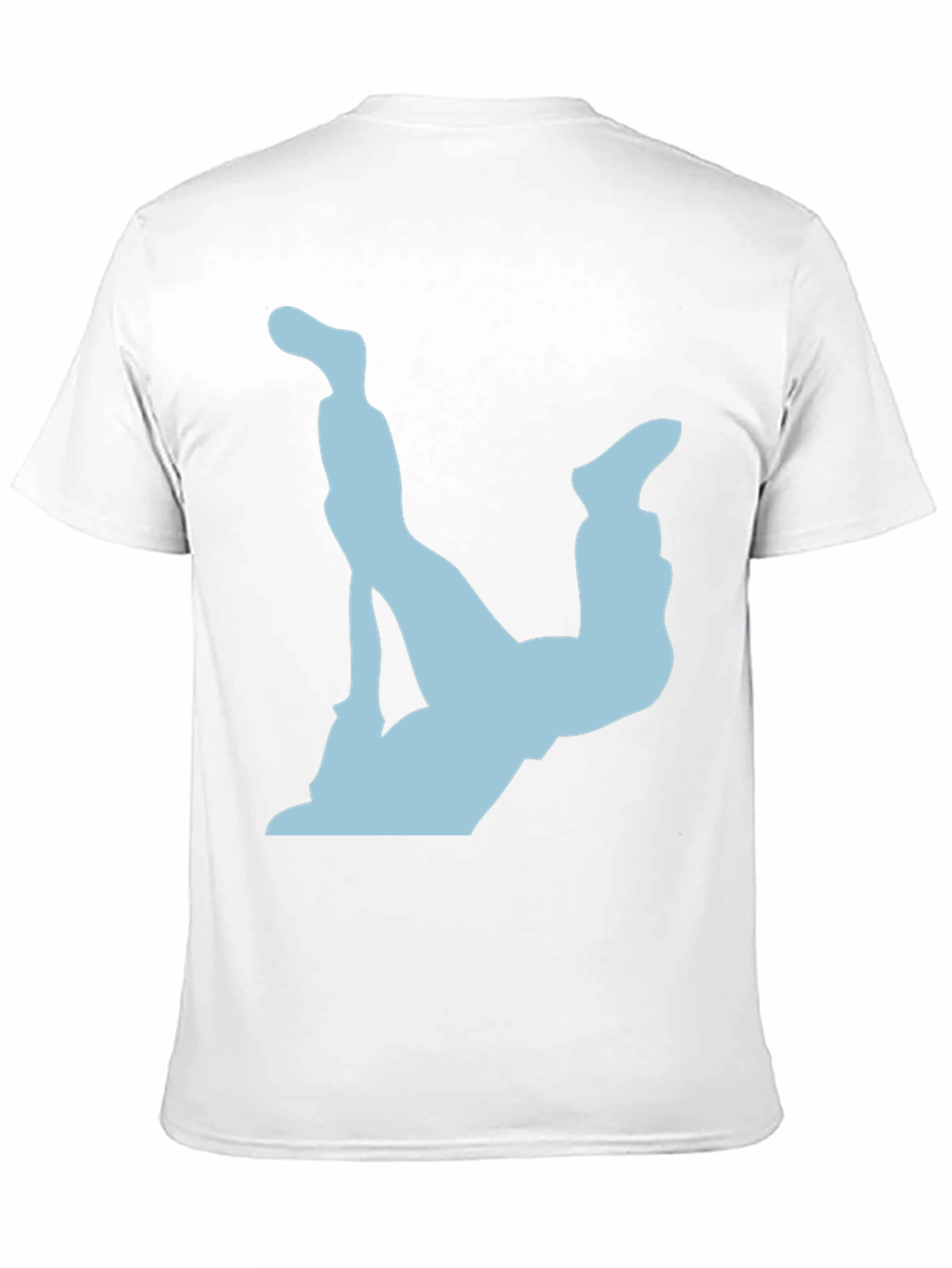 Upside Down Diver Graphic Tee - Black