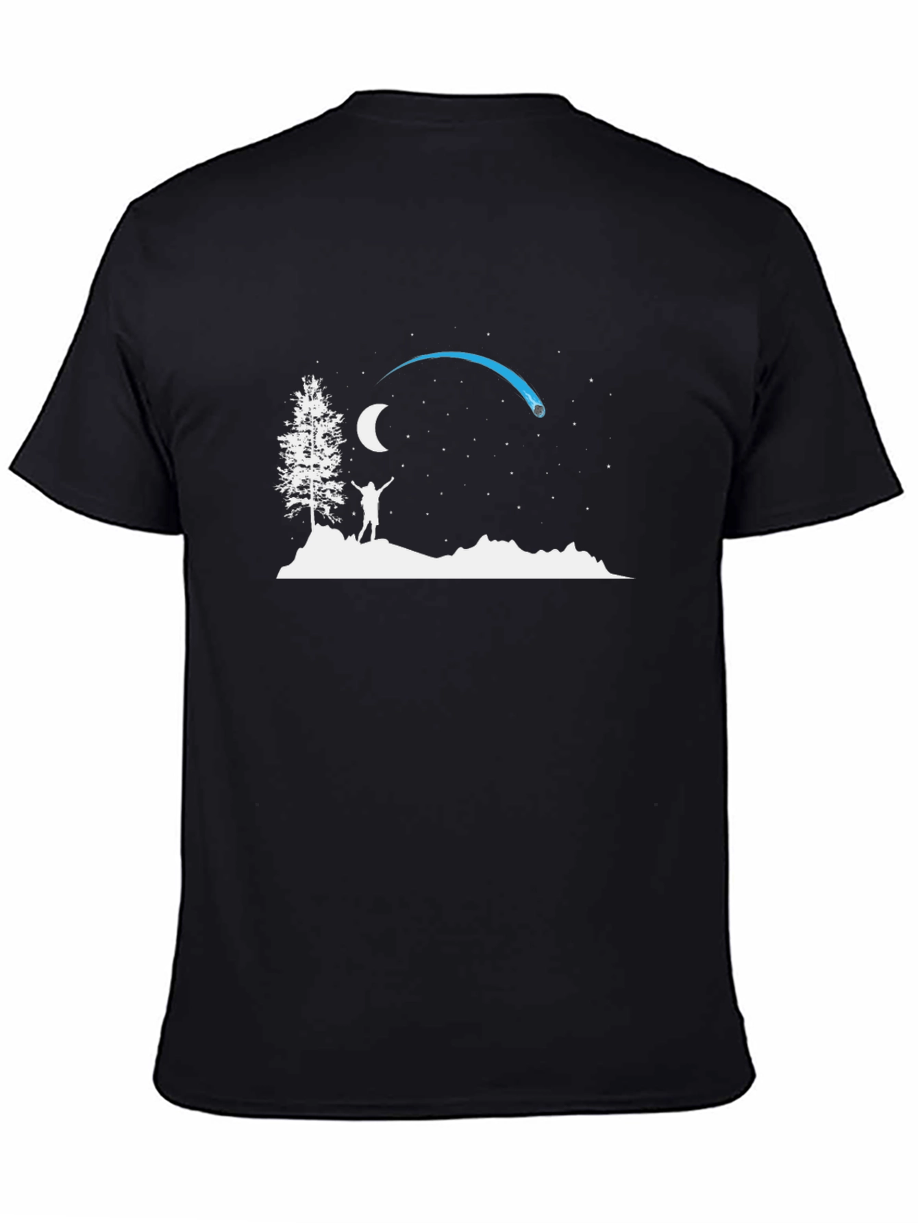 Night Sky T-Shirt - Wish Upon a Comet Tee