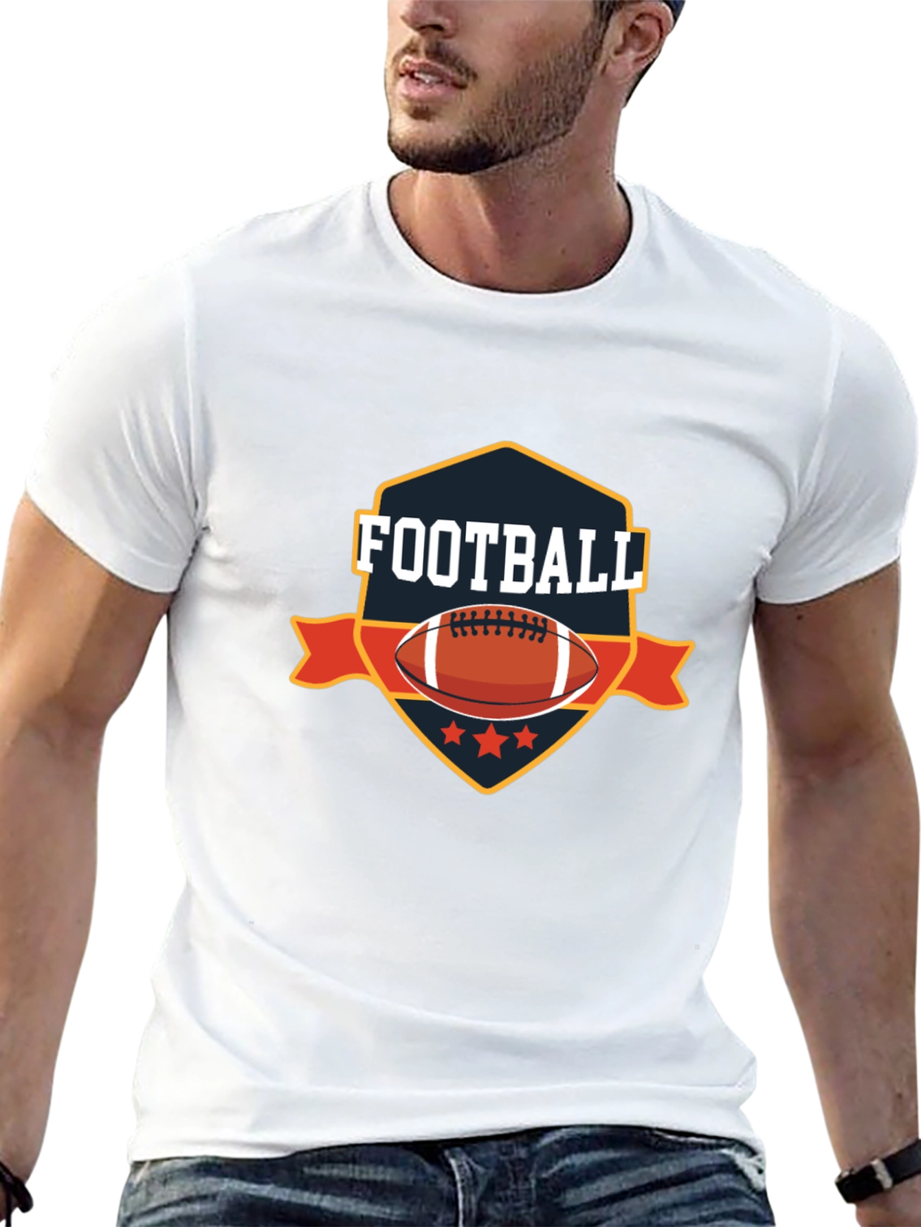 Football T-Shirt - Graphic Tee