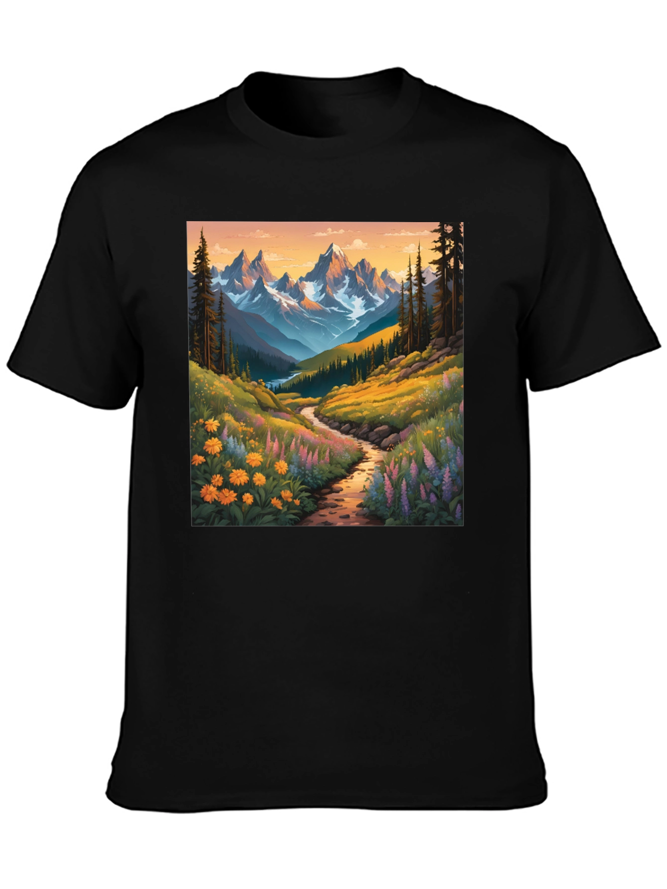 Mountain Vista Graphic Tee - Nature Lovers Shirt