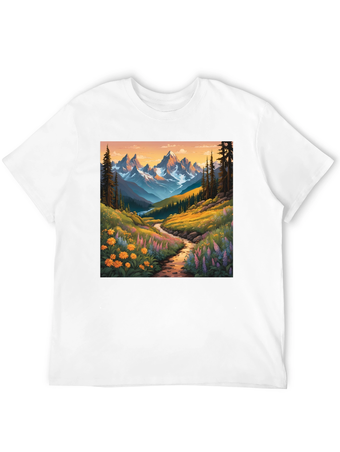 Mountain Vista Graphic Tee - Nature Lovers Shirt