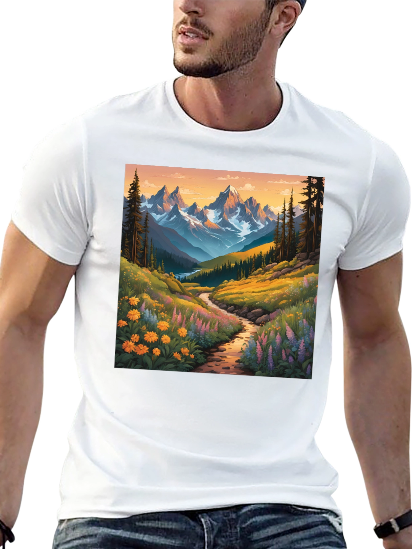 Mountain Vista Graphic Tee - Nature Lovers Shirt