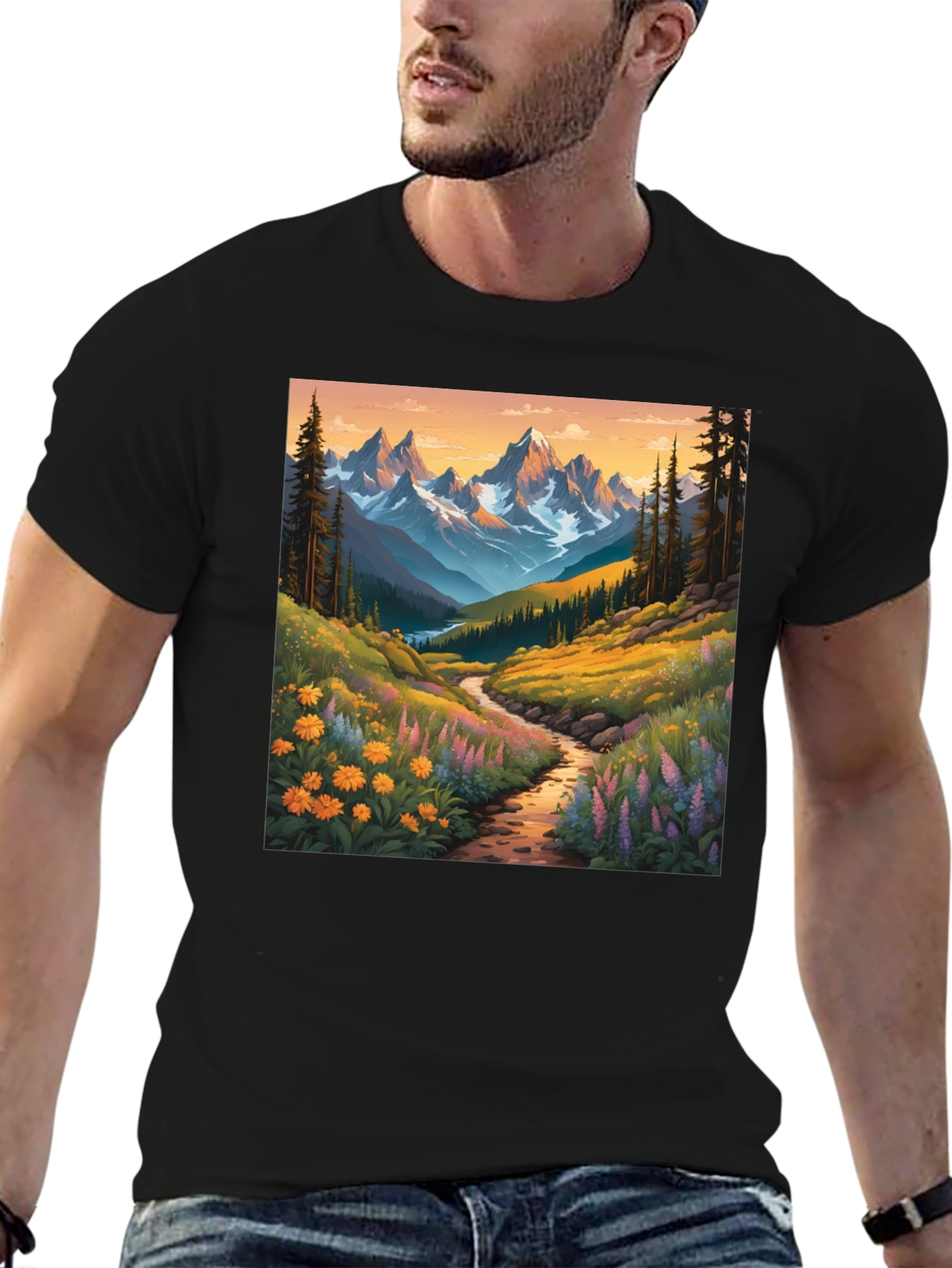 Mountain Vista Graphic Tee - Nature Lovers Shirt