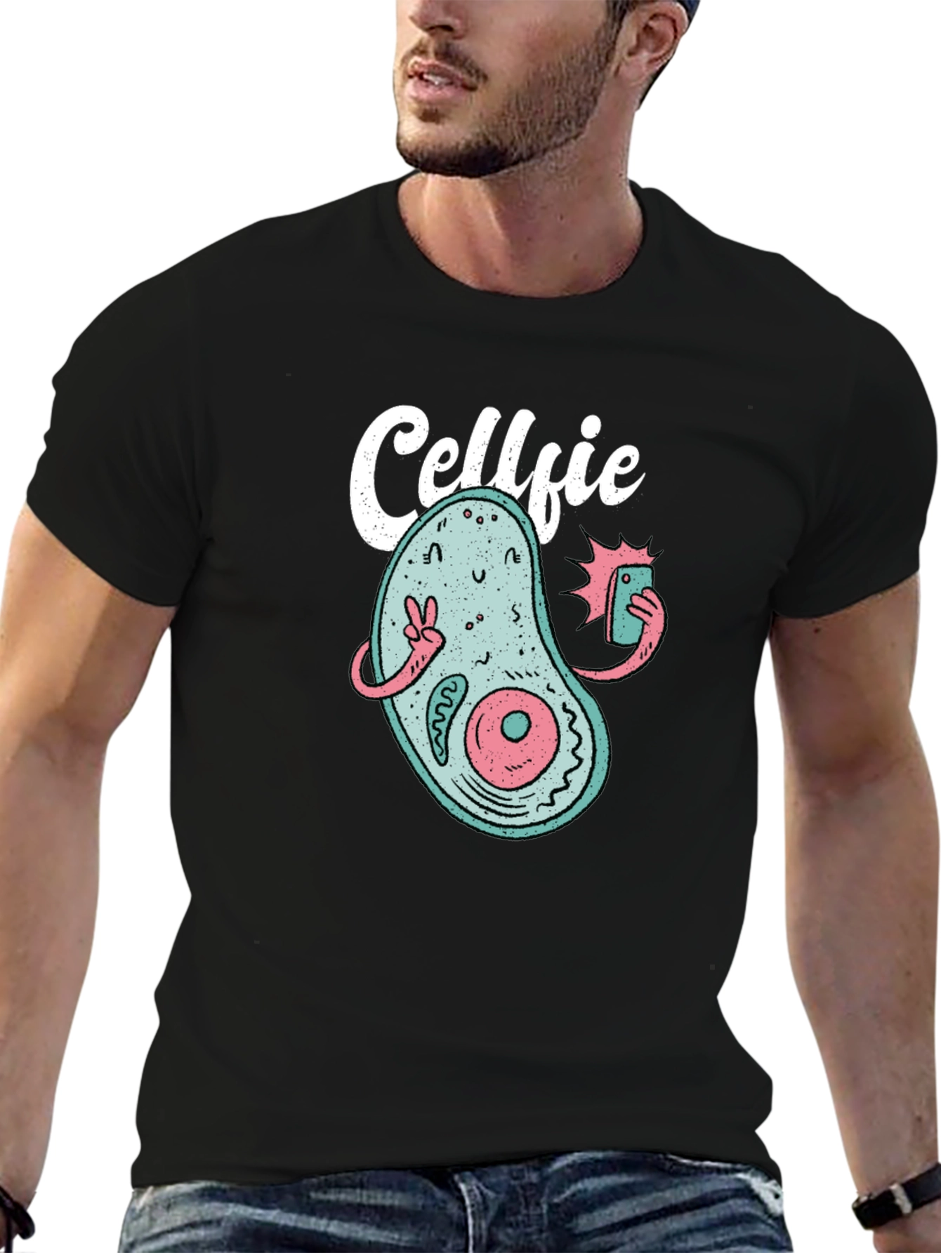 Cellfie Graphic T-Shirt - Biology Humor Tee
