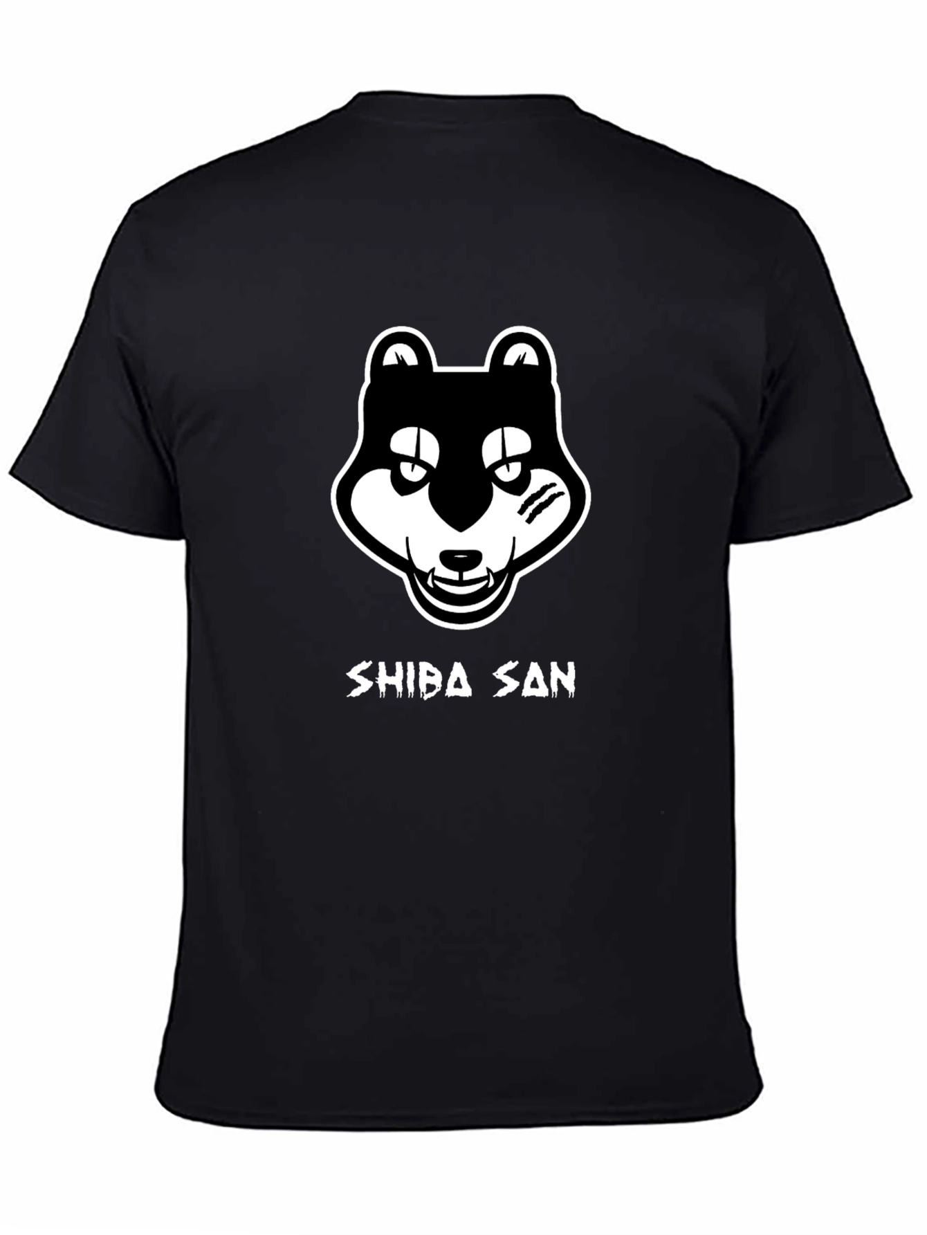 Shiba San T-Shirt Black Graphic Tee