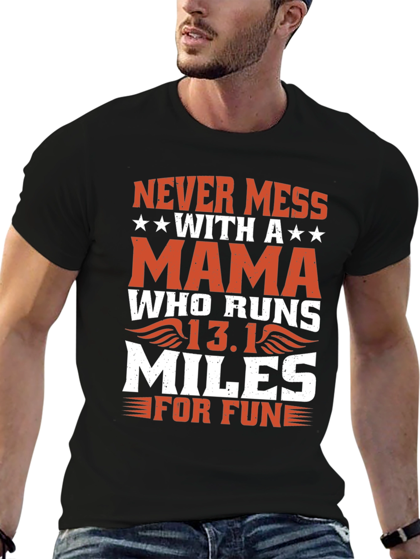 Never Mess With a Mama Who Runs T-Shirt