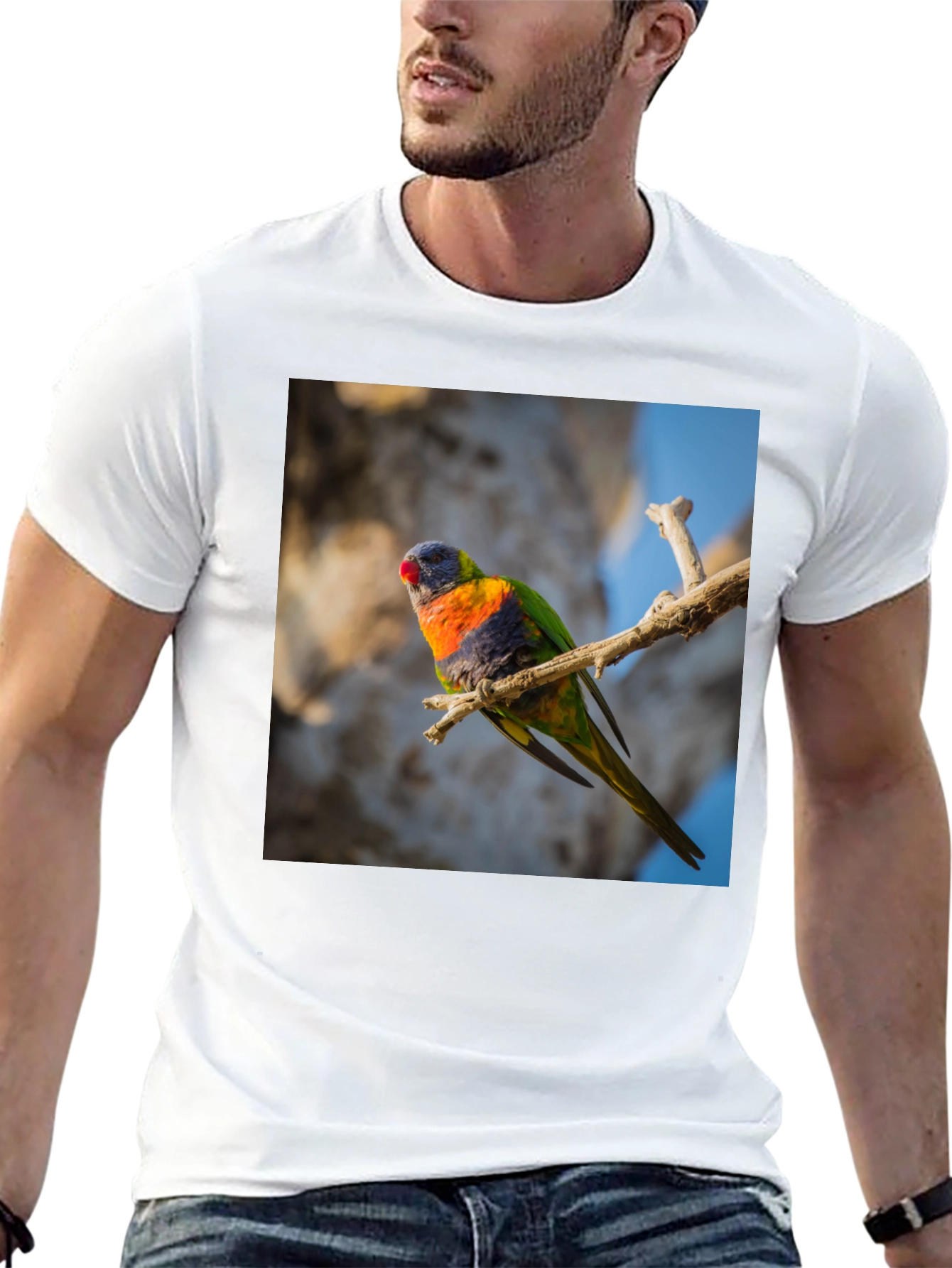 Rainbow Lorikeet T-Shirt - Nature Inspired Apparel