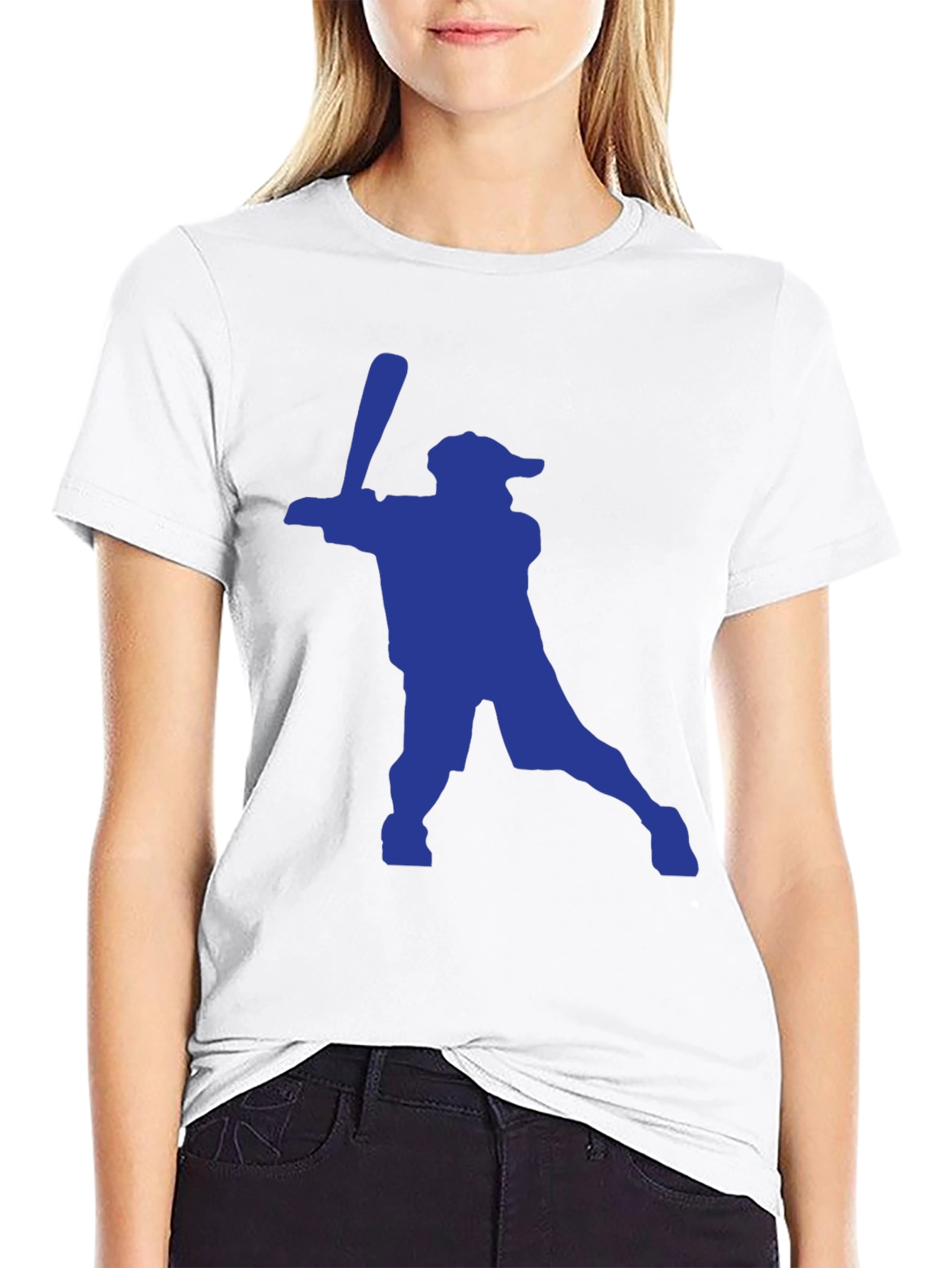 Baseball Silhouette Tee - Swing for the Fences!
