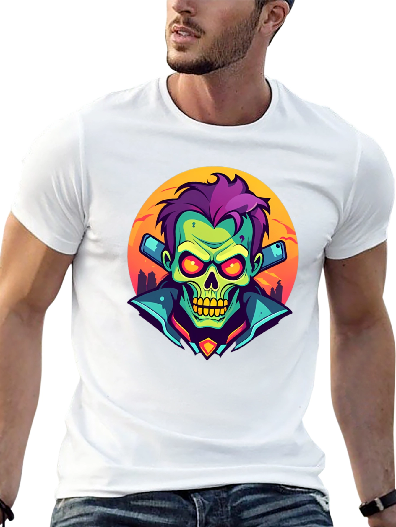 Zombie DJ T-Shirt - Unique Graphic Tee