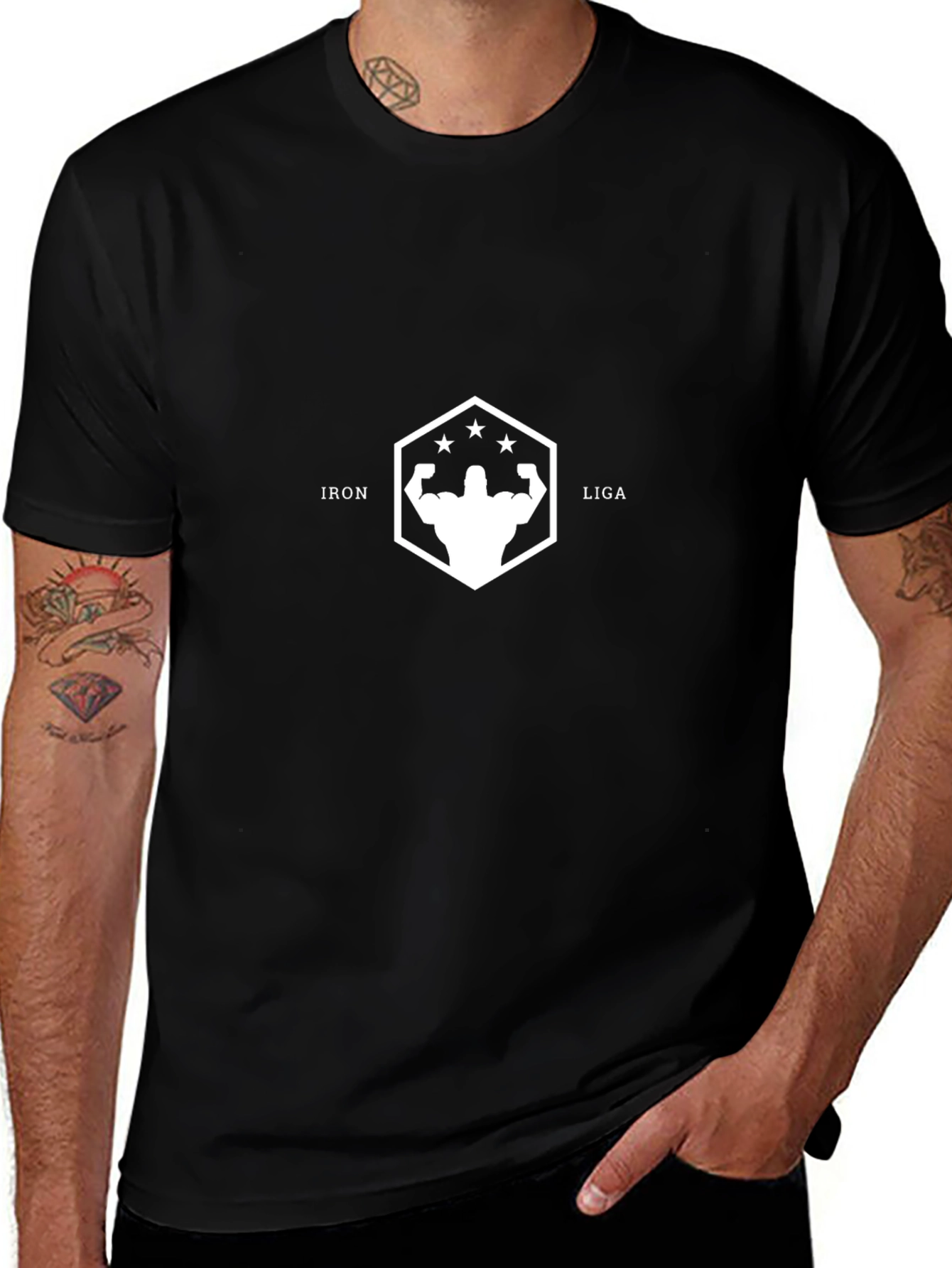 Iron Liga Black T-Shirt