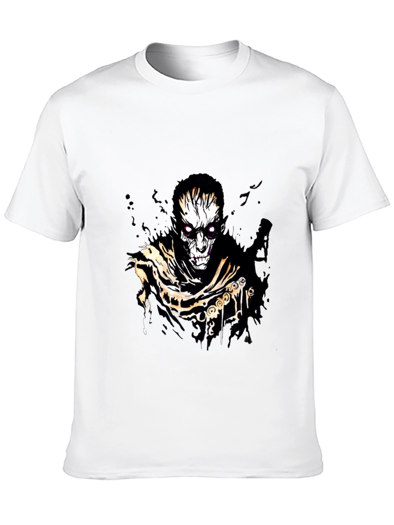 Horror Graphic Print Black T-Shirt