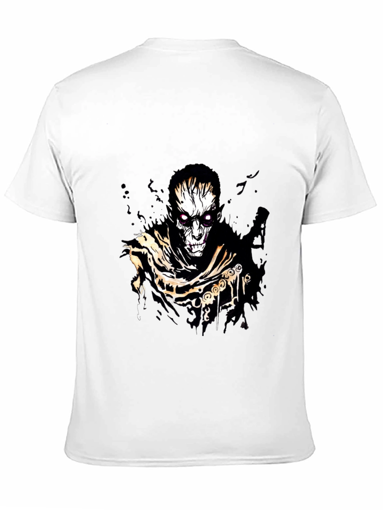 Horror Graphic Print Black T-Shirt