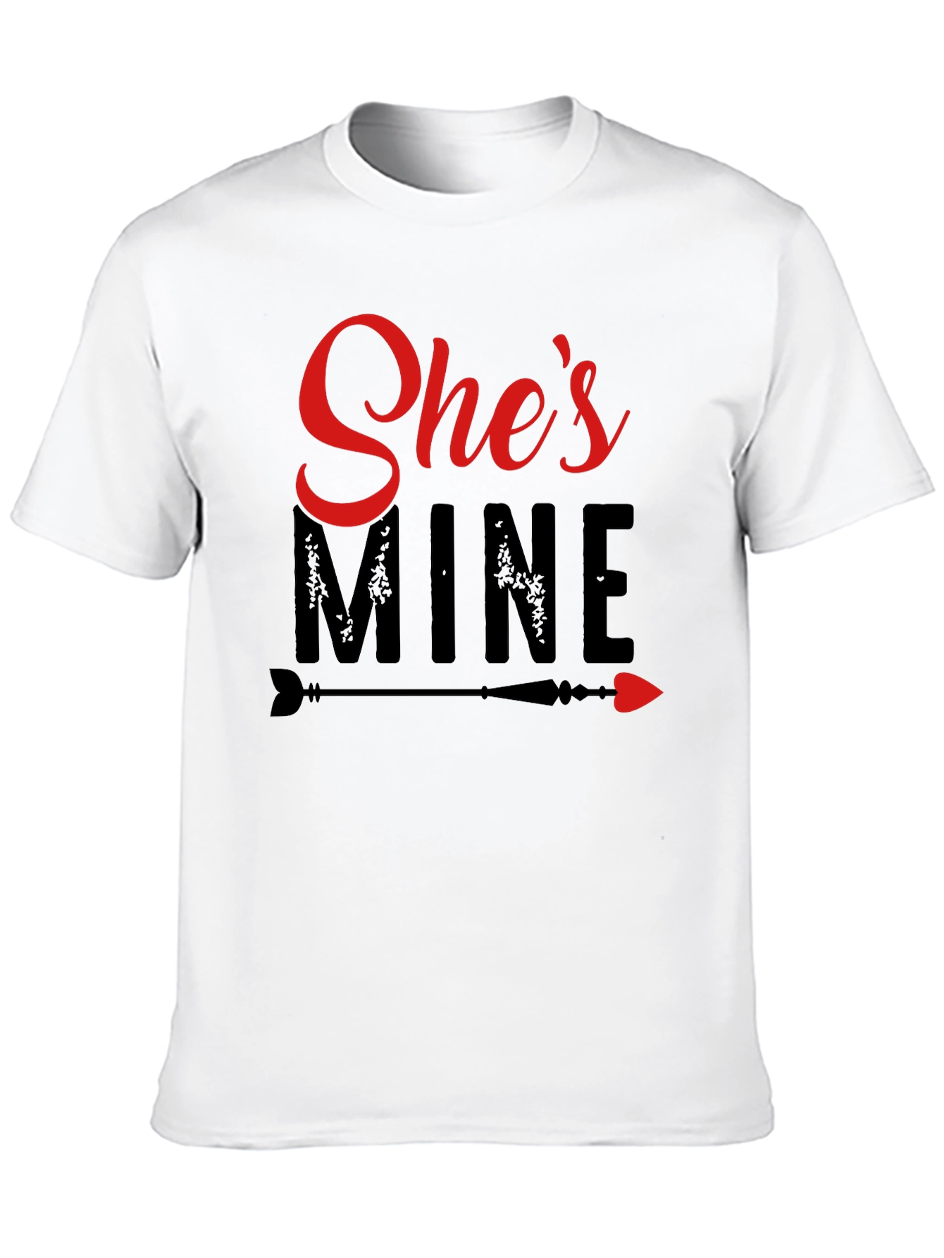 Shes Mine Graphic Tee - Valentines Day Gift