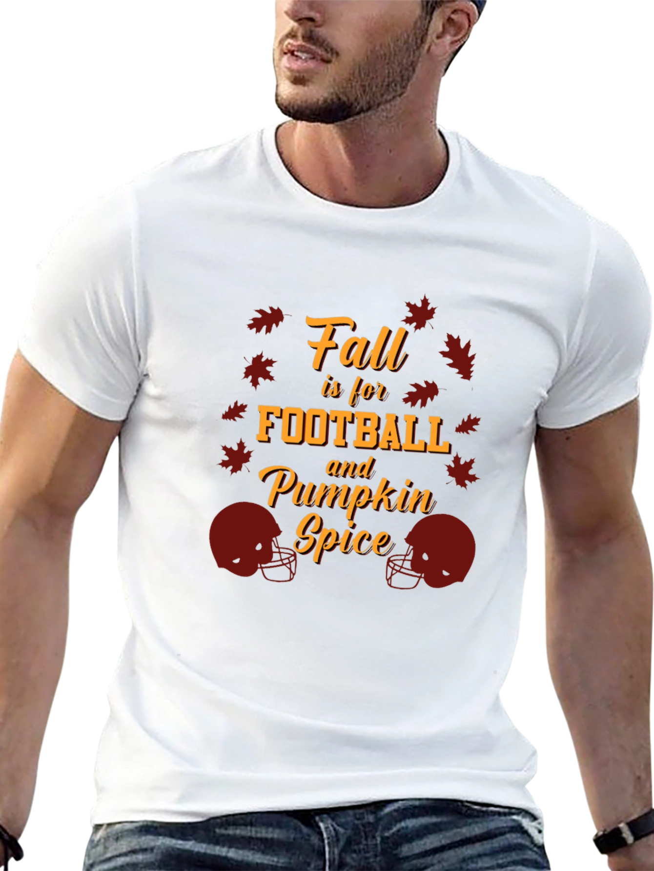 Fall Football & Pumpkin Spice Graphic Tee