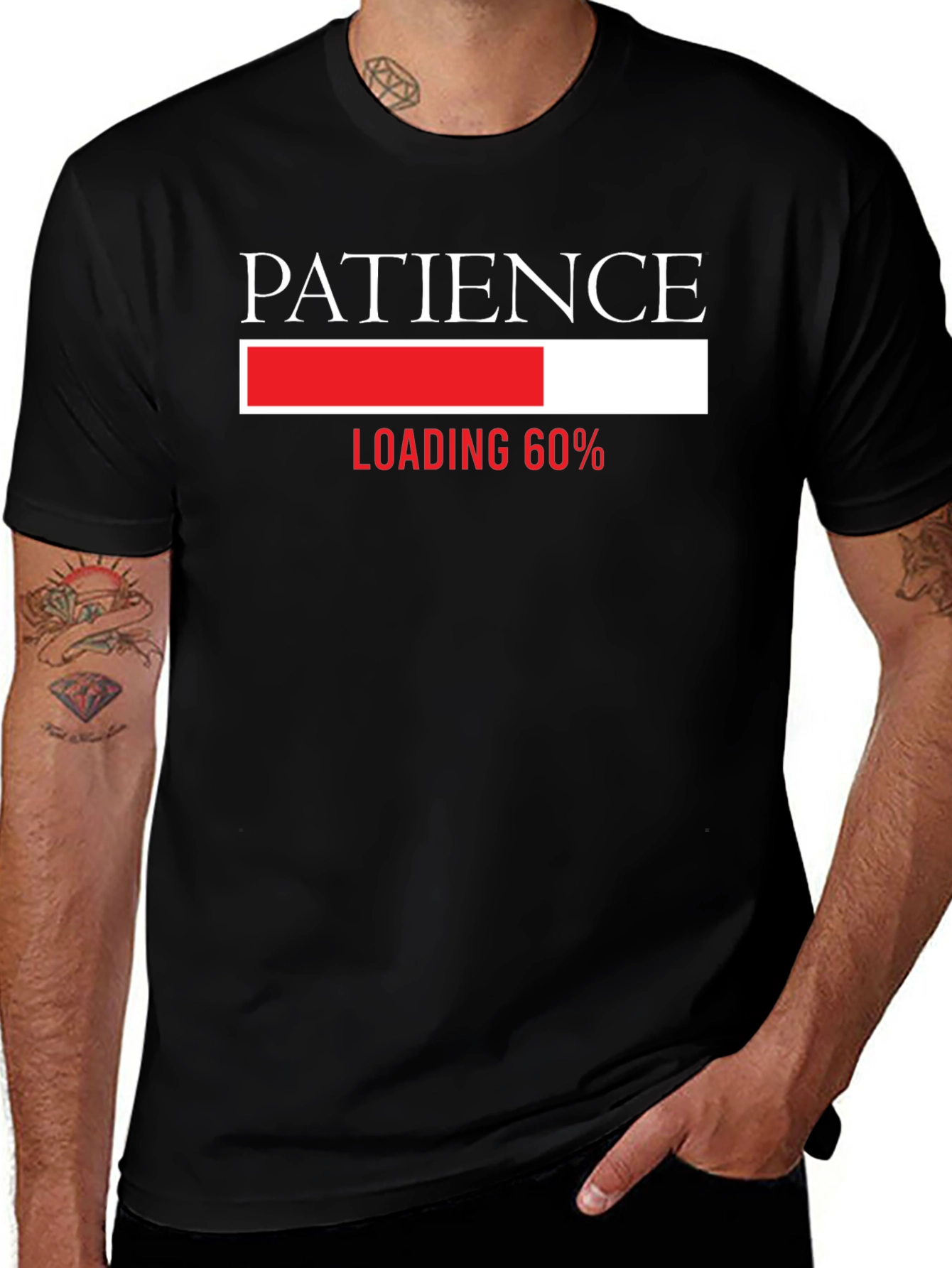 Patience Loading T-Shirt - Funny Graphic Tee