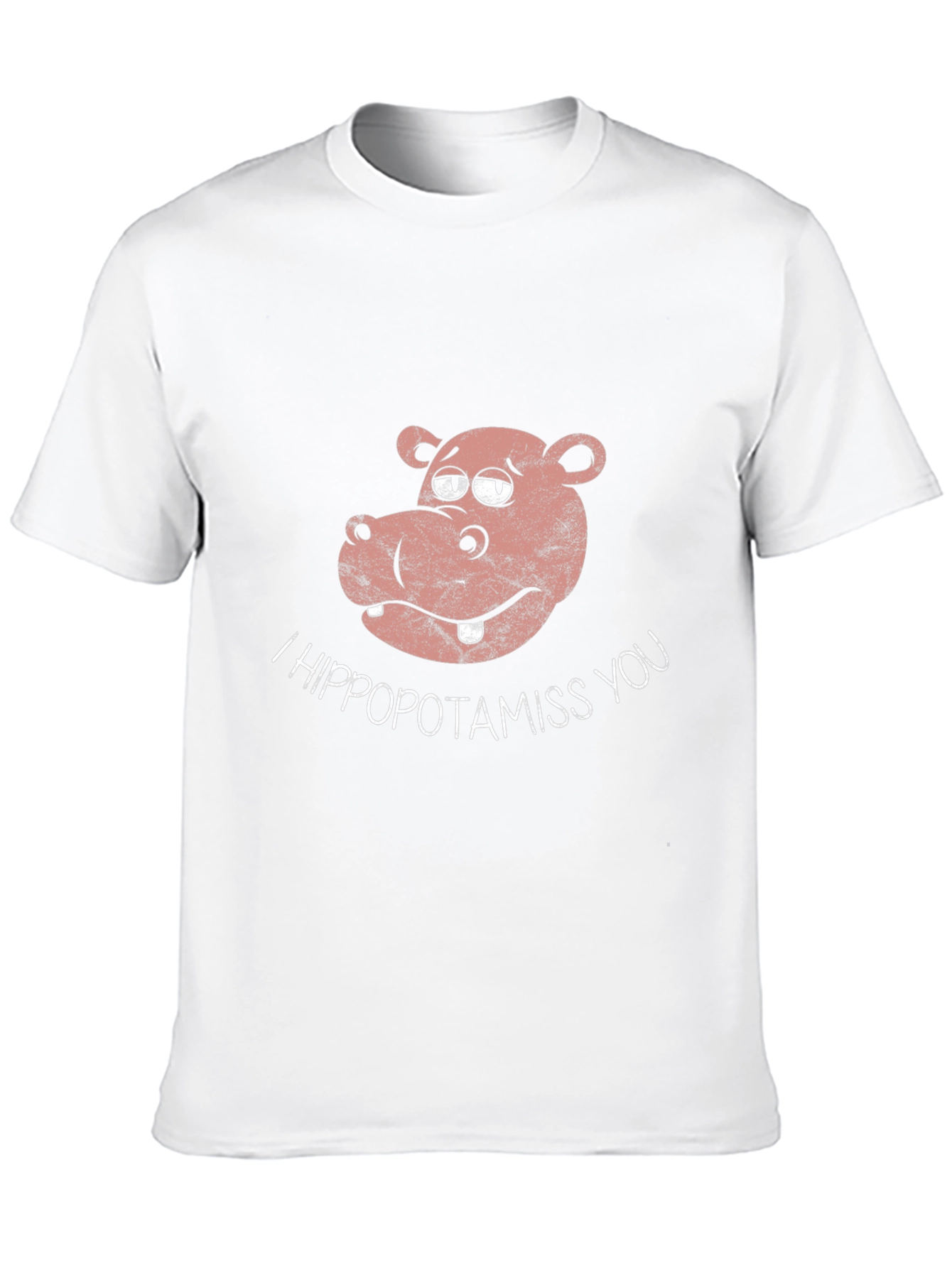 I Hippopotamiss You Black T-Shirt