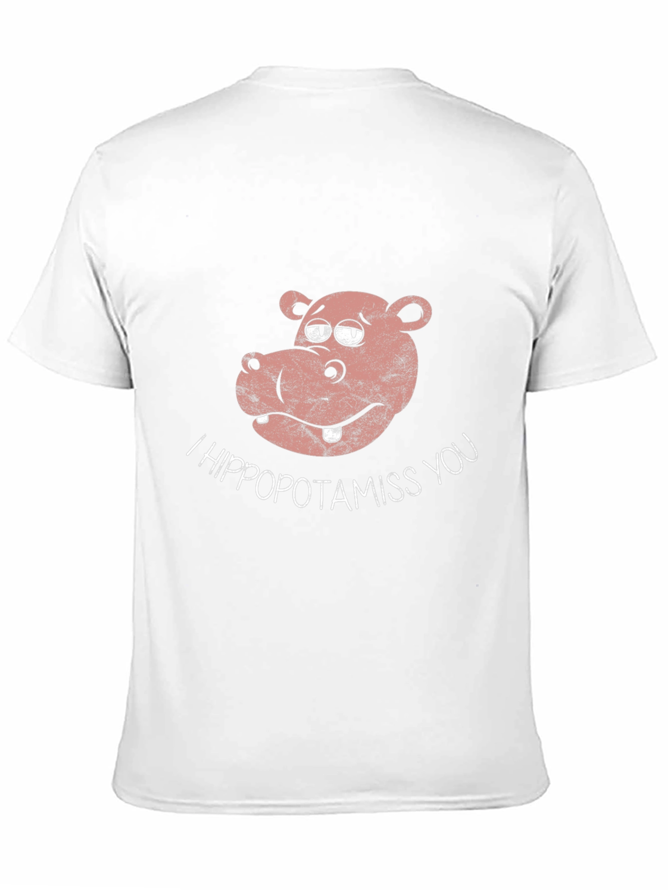 I Hippopotamiss You Black T-Shirt