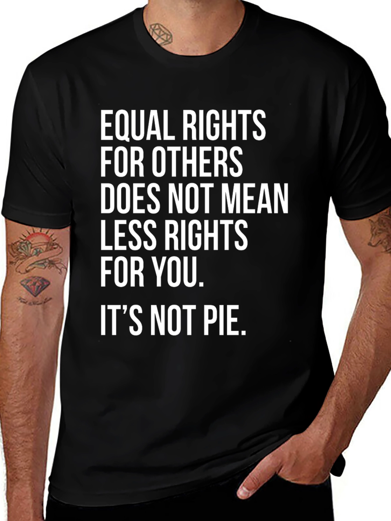 Equal Rights Graphic Tee - Its Not Pie
