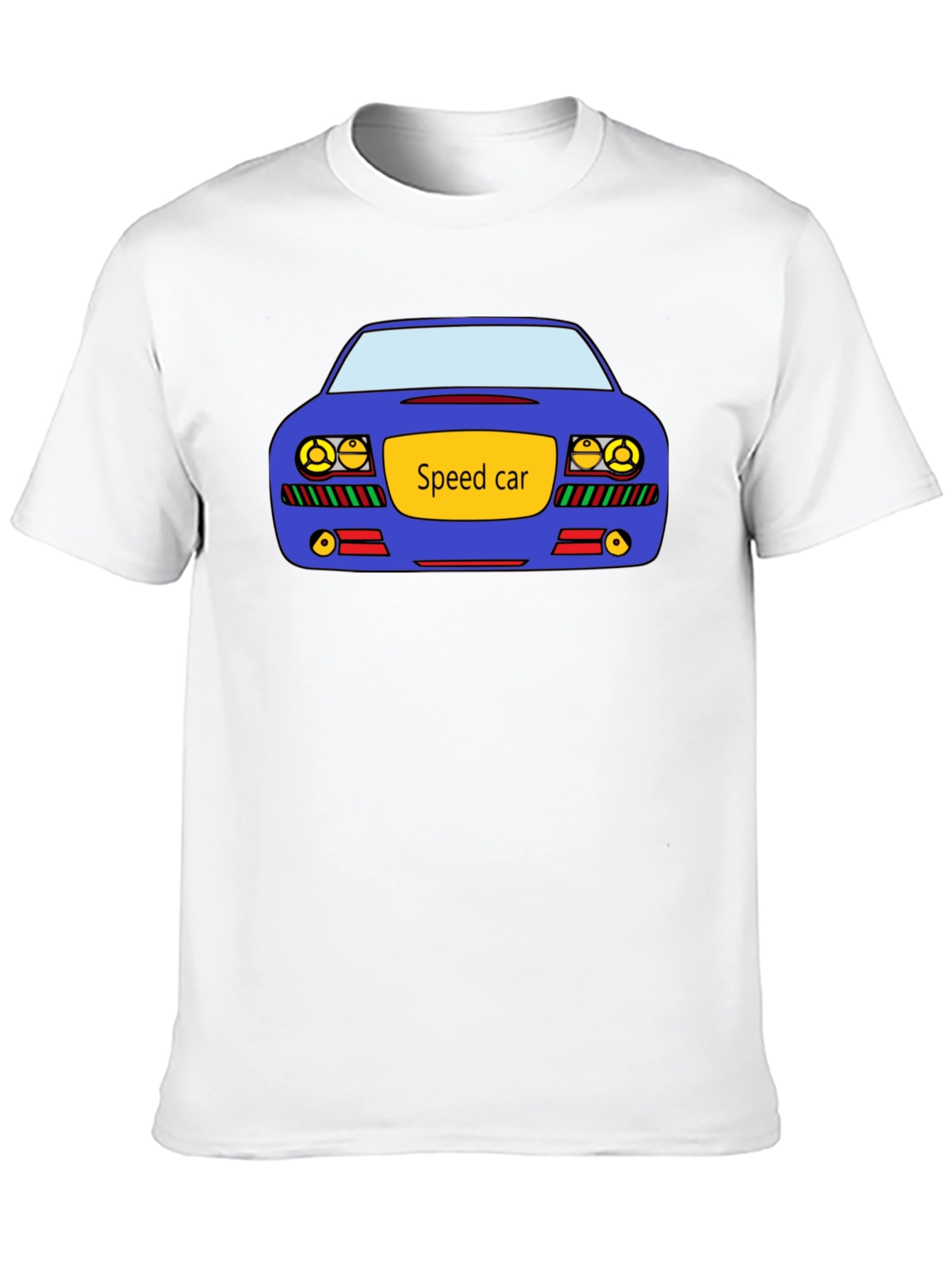 Speed Car Graphic Black T-Shirt